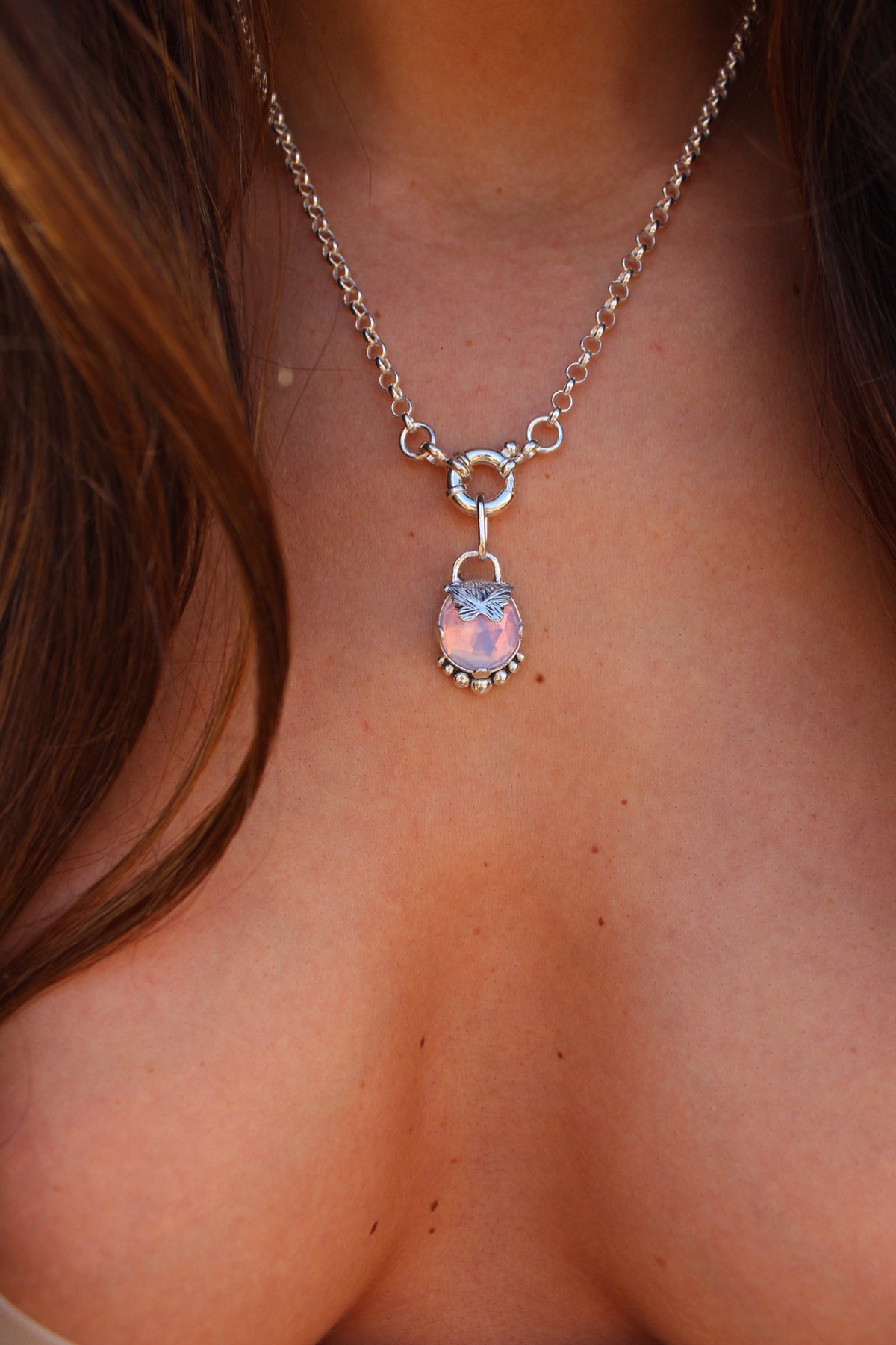 Collar piedra conchuda versión Ninfa