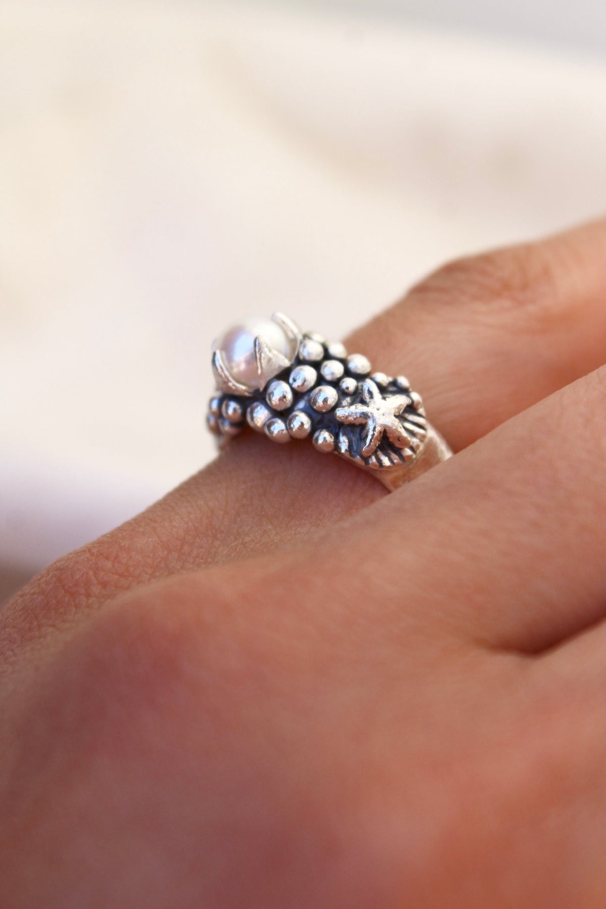 Anillo “LA PERLA” estrella