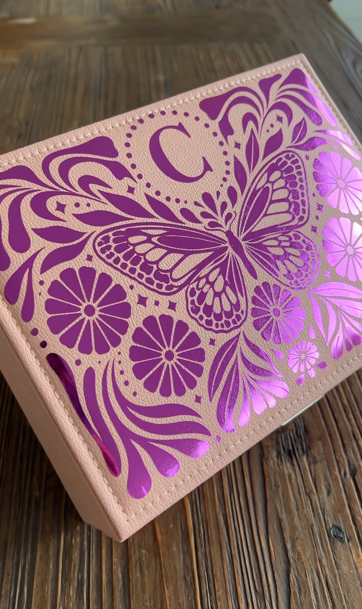 Joyero Ninfa fucsia