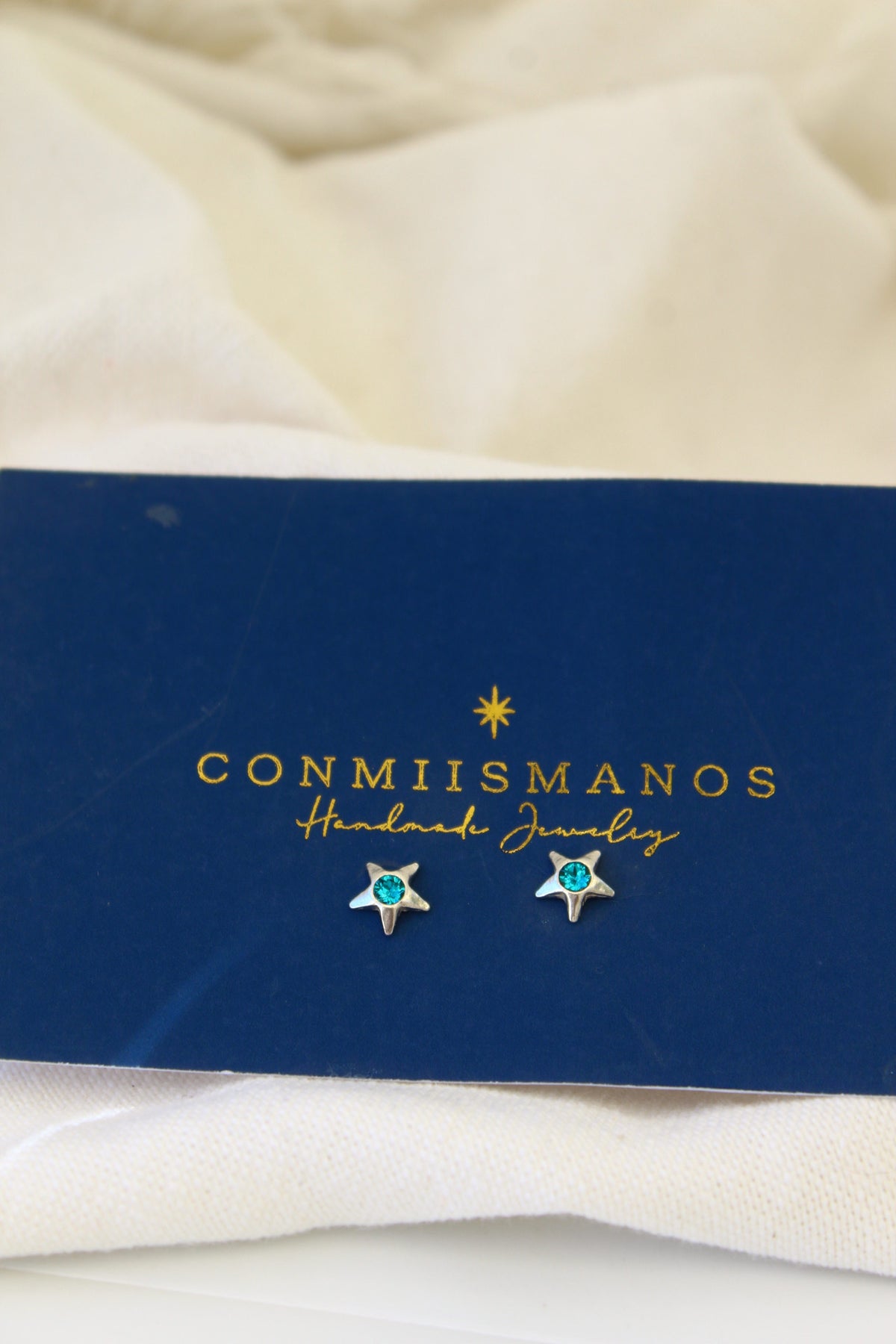 Aros Estrella petit cristal Swaroski (par)