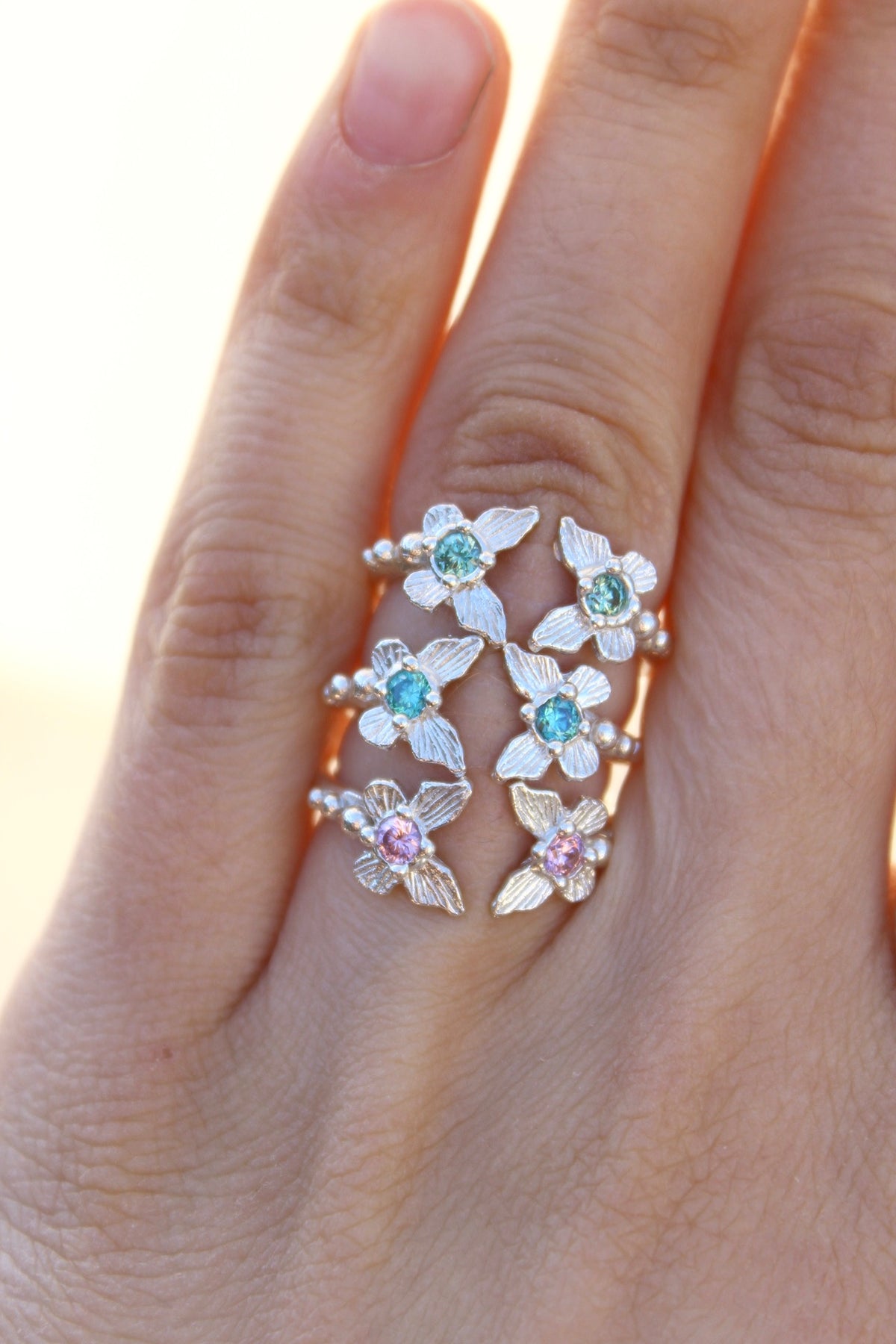 Anillo FILIPPA cristal calipso