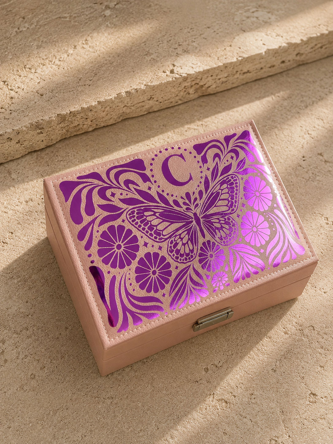 Joyero Ninfa fucsia