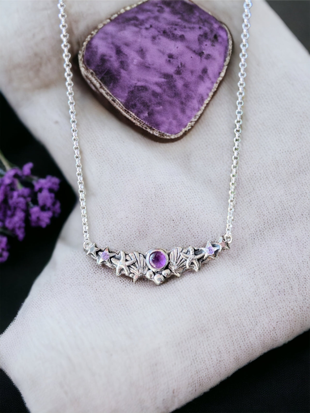 Collar hermandad amatista