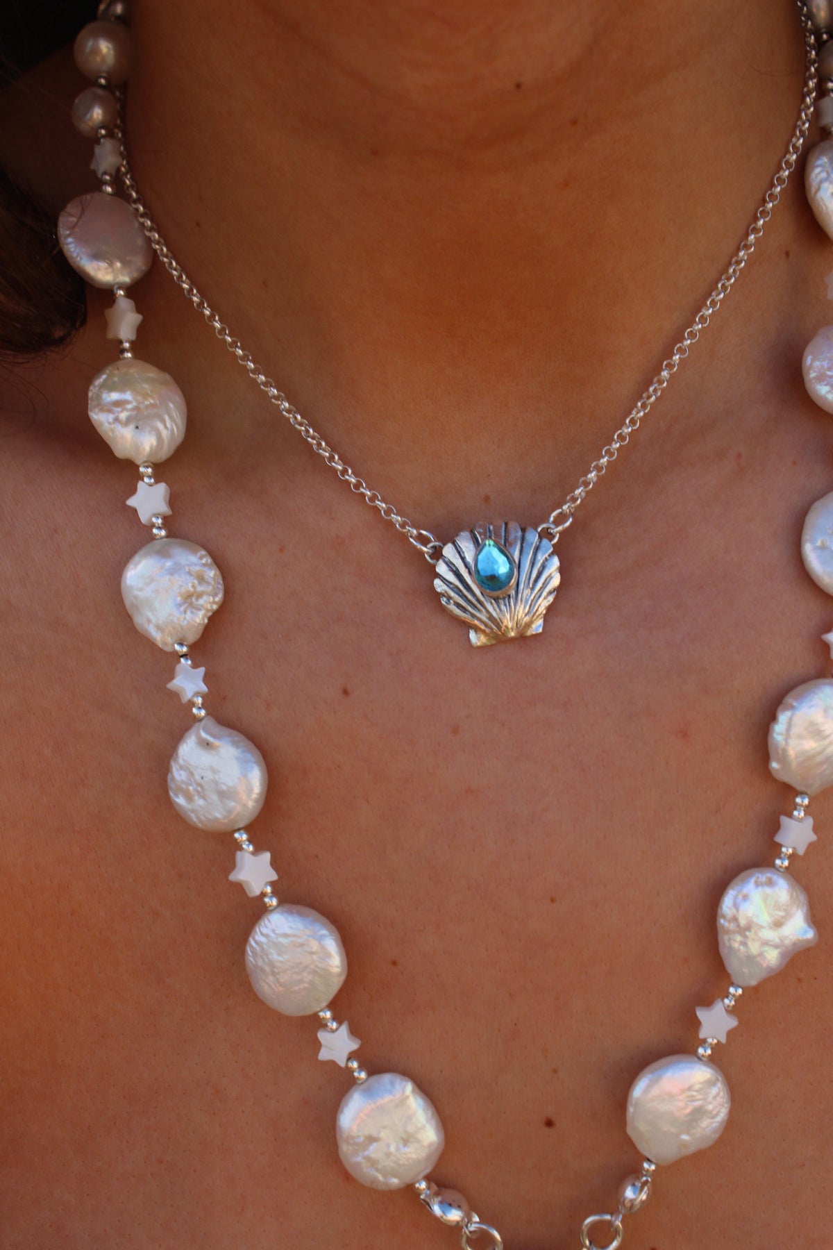 Collar concha mística