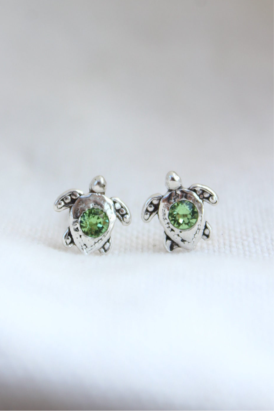 Par de aros tortu petit verde