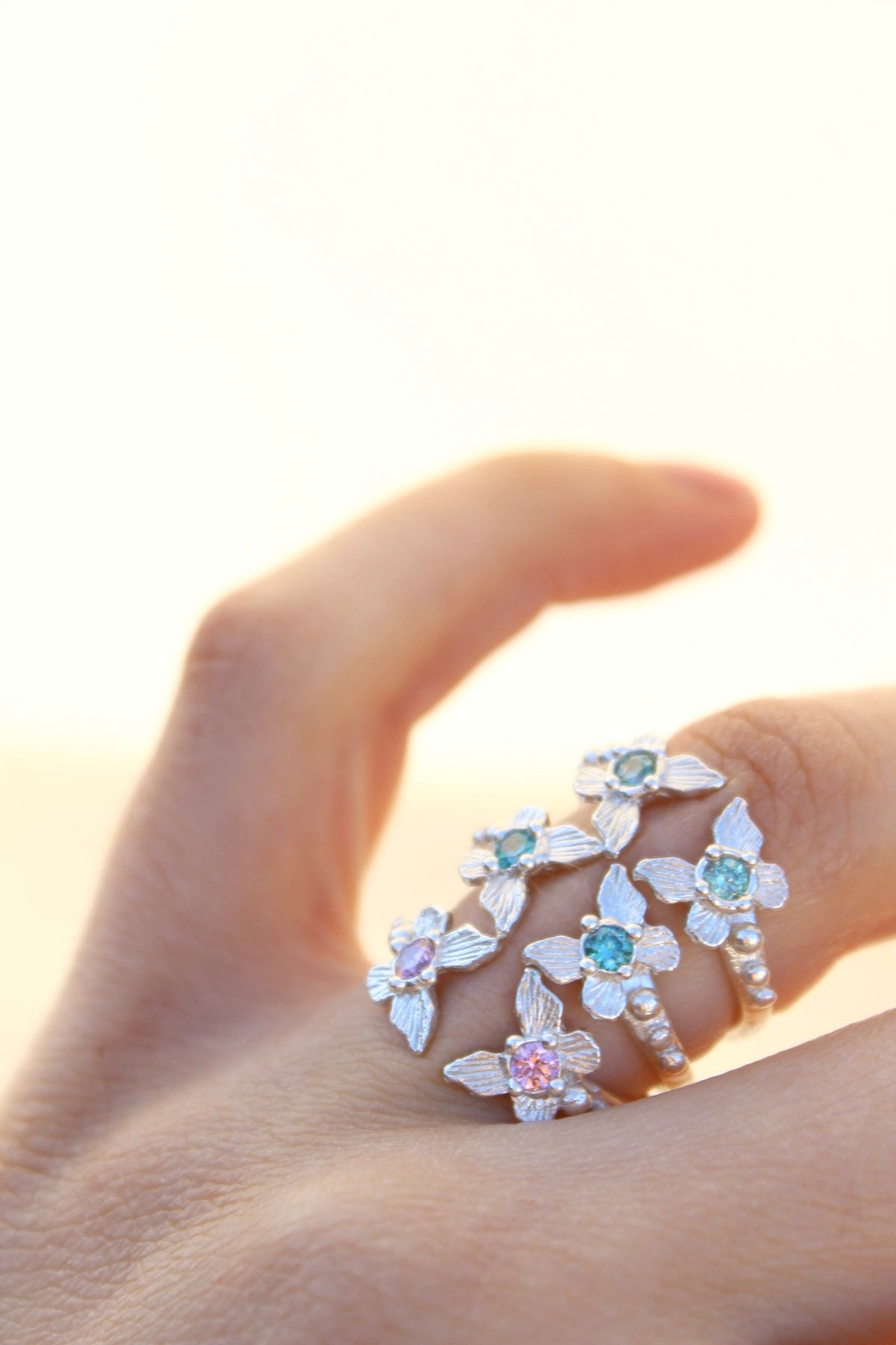 Anillo FILIPPA cristal calipso