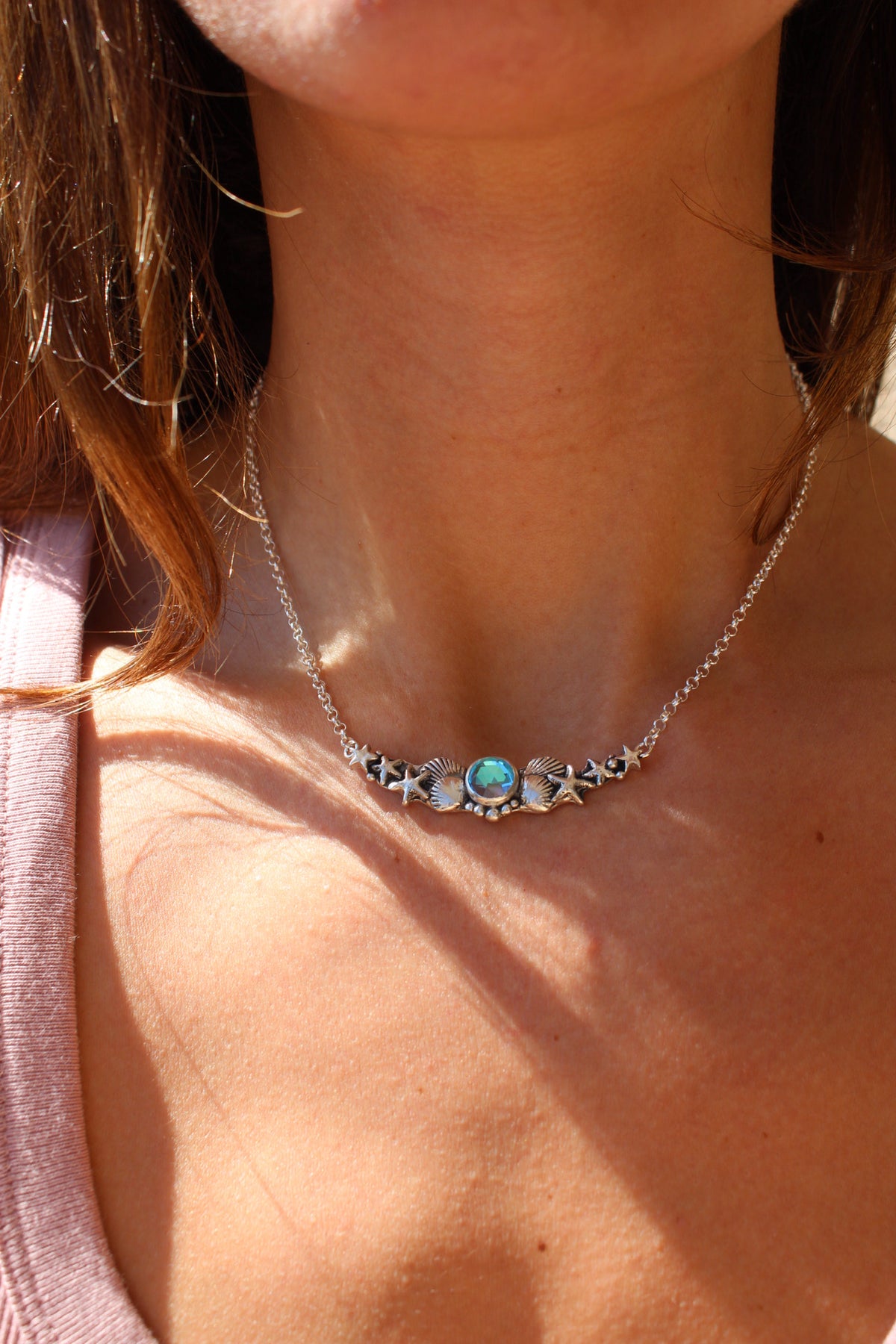 Collar hermandad cuarzo místico