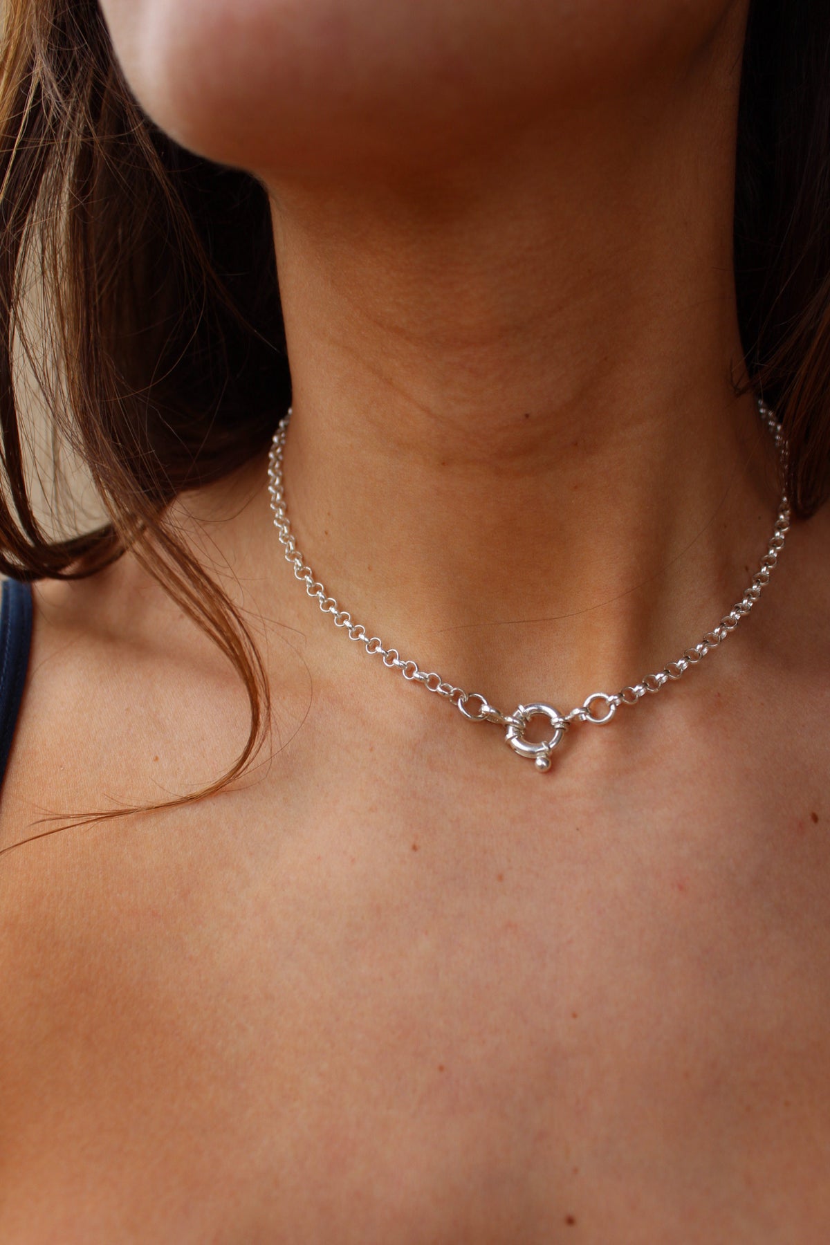 Cadena rolo 40cm broche timón M