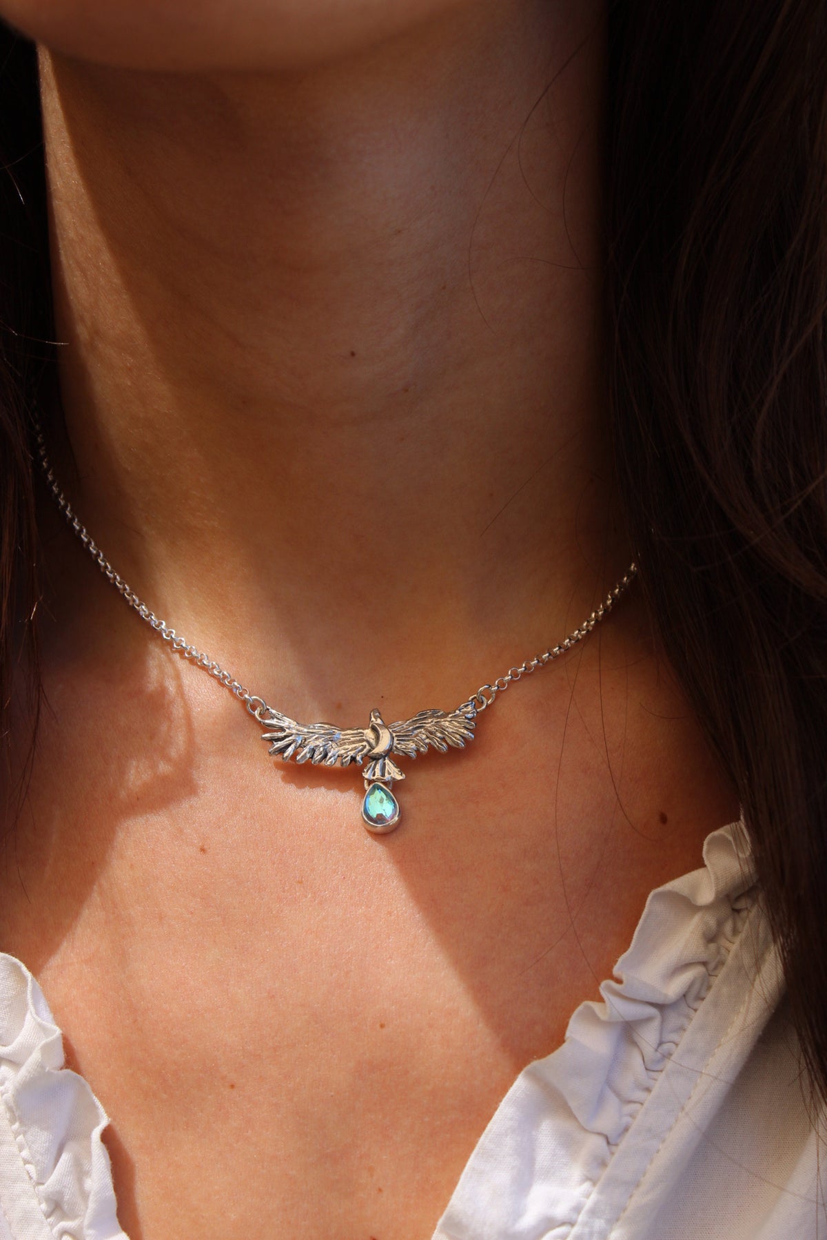 Águila sagrada “s” cuarzo místico