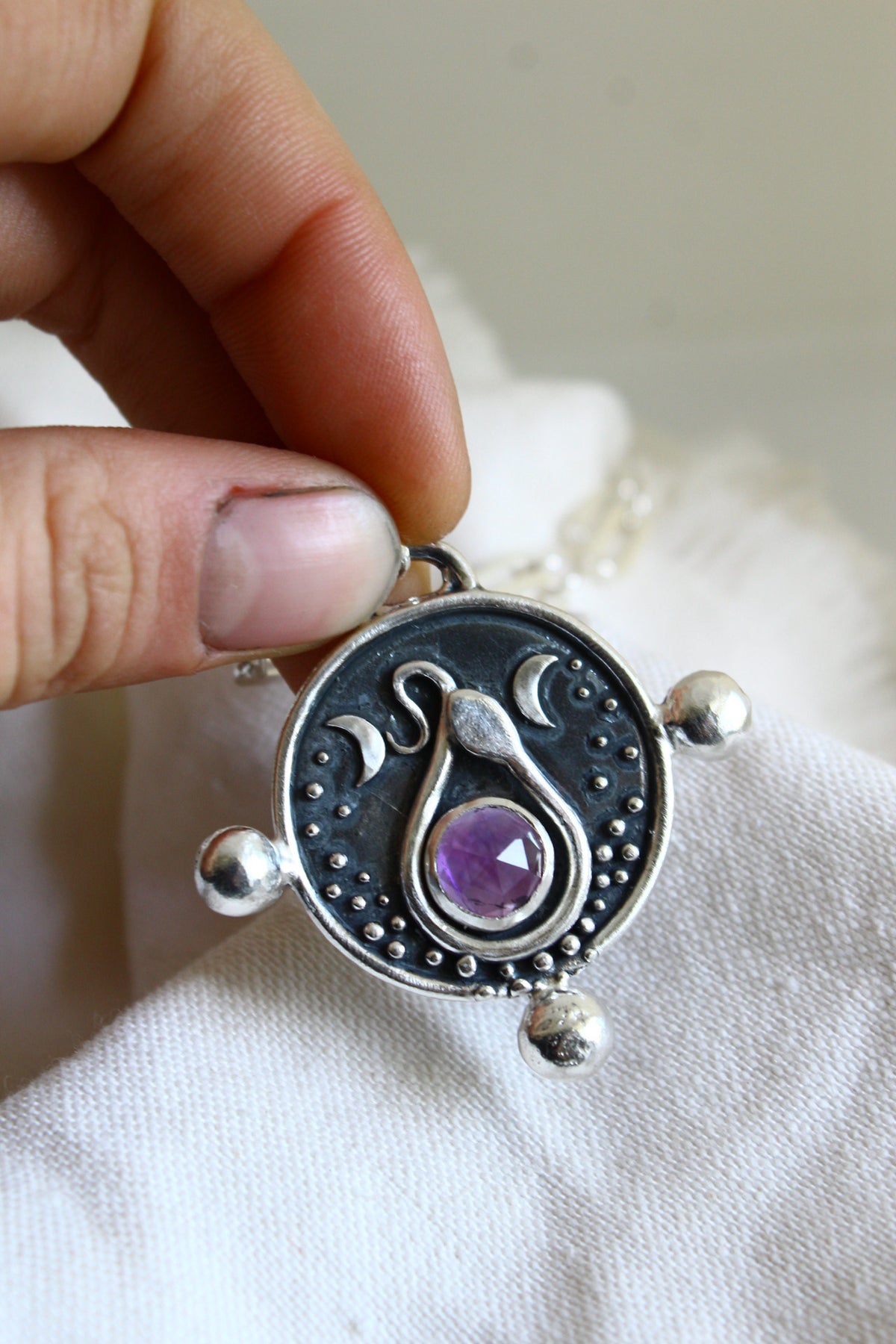 Collar Kundalini amatista