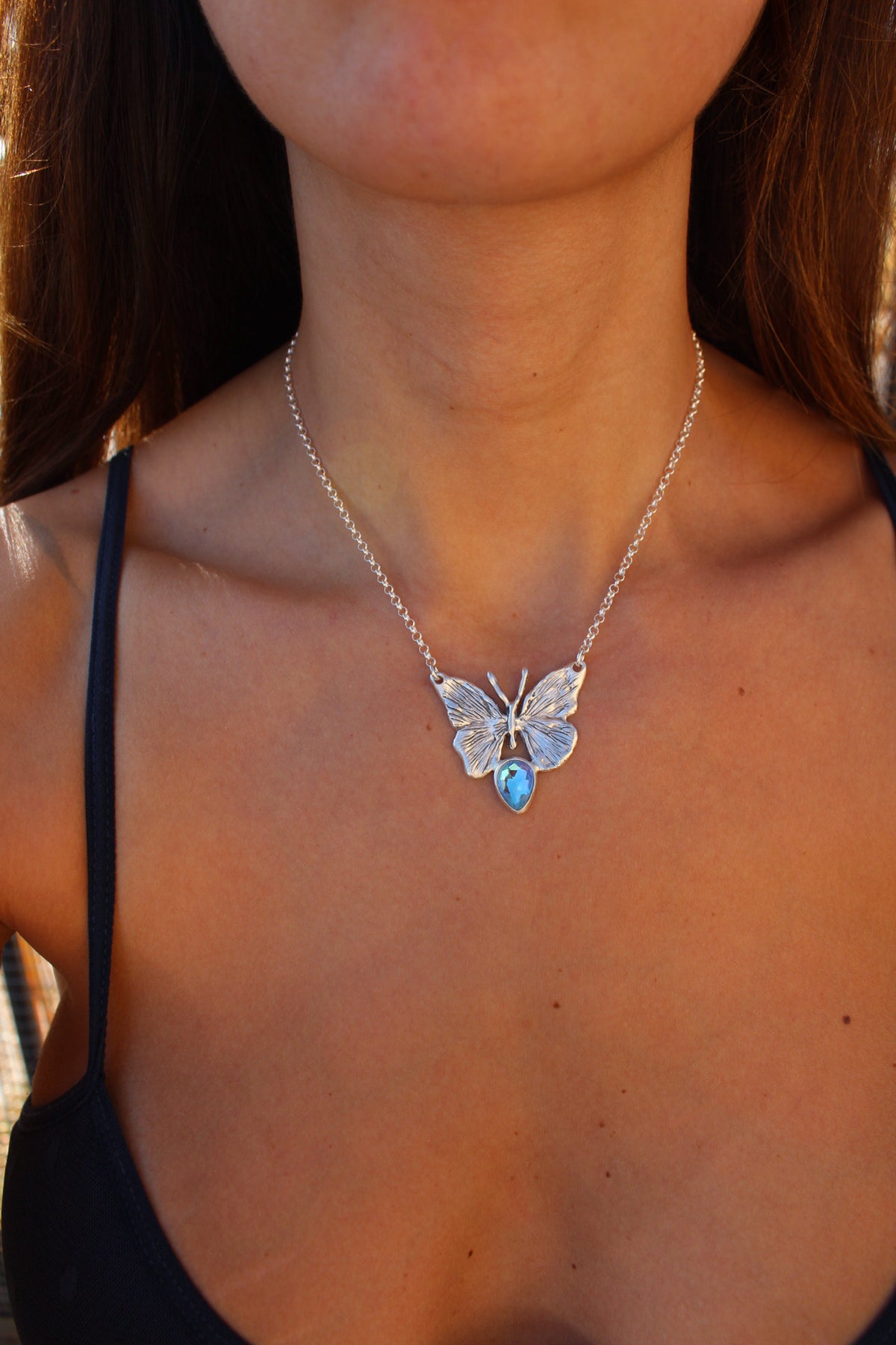 Collar mariposa mística L