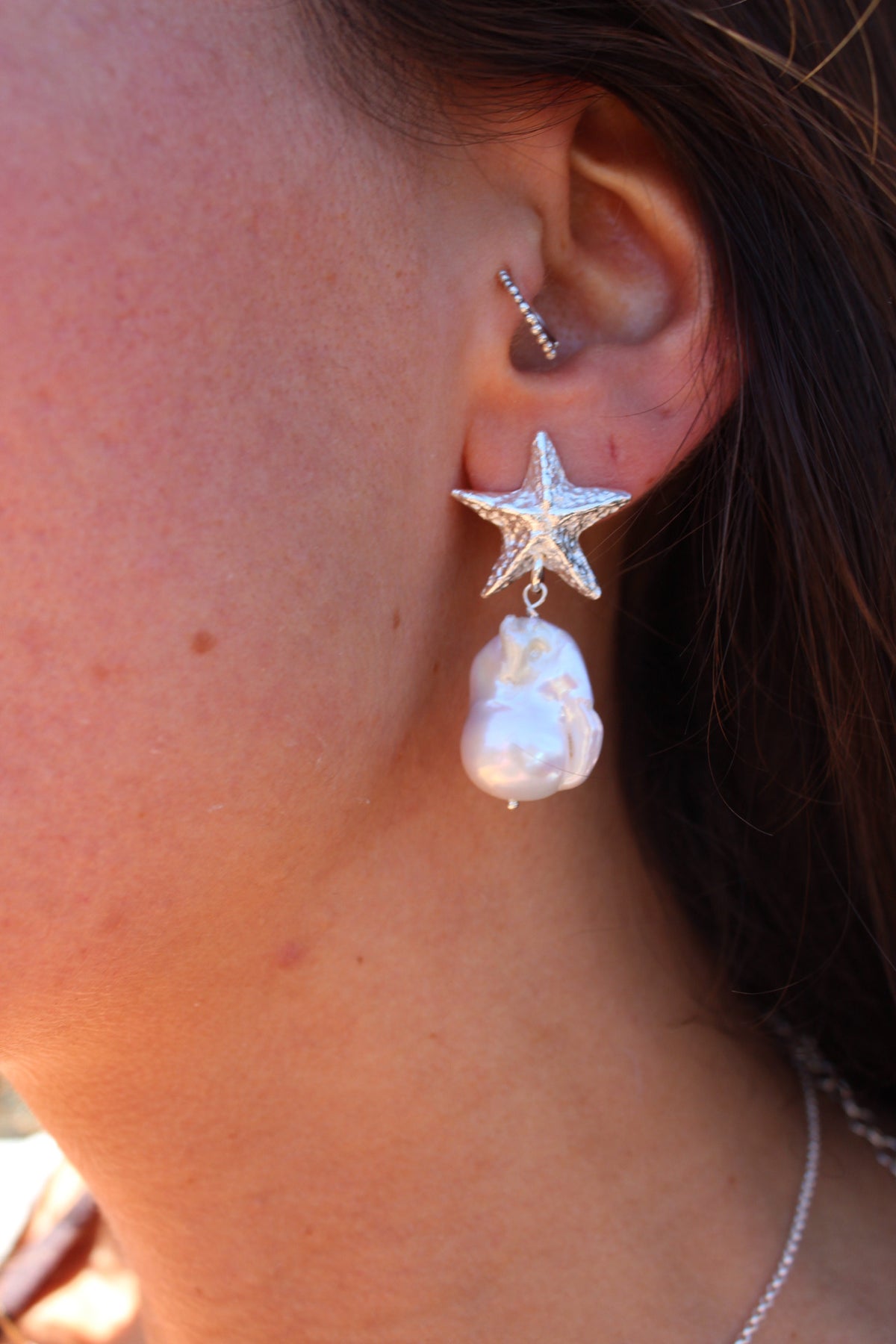 Aros estrella barroca