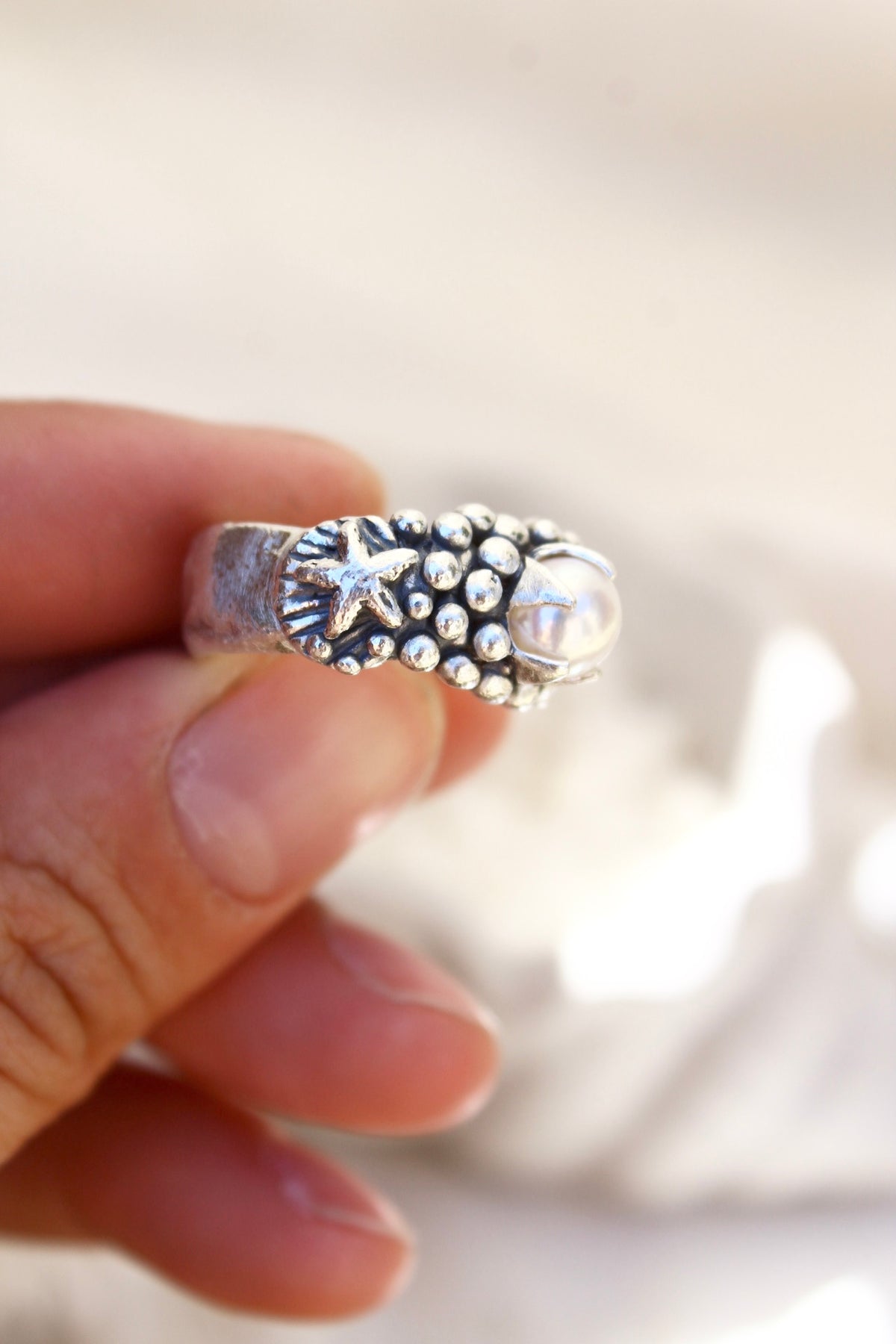 Anillo “LA PERLA” estrella