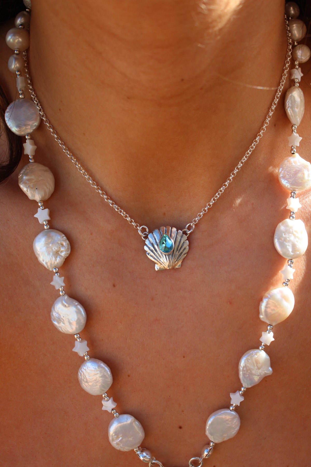 Collar concha mística
