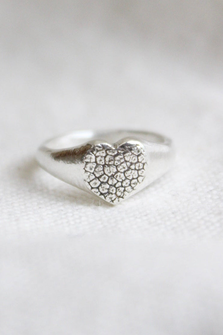 ANILLO HUELLA CORAZÓN PETIT