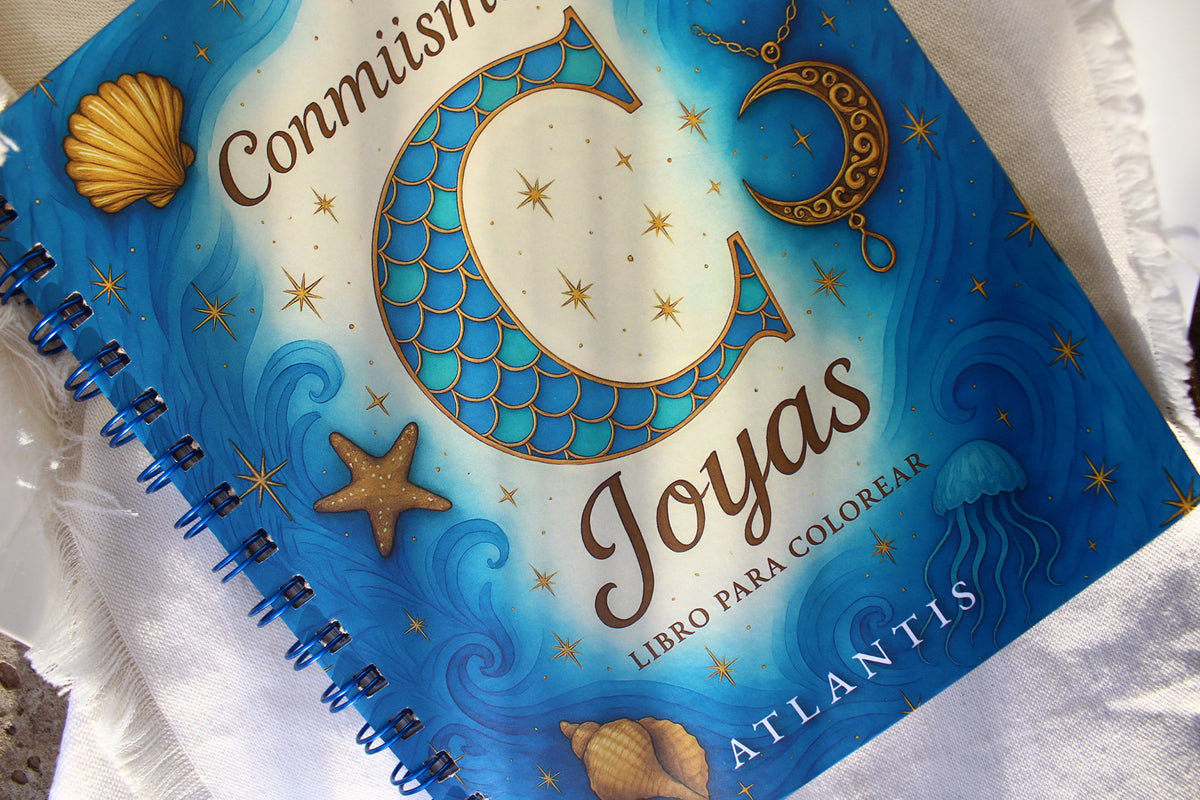 Pack 5 libro Atlantis + aros sirena