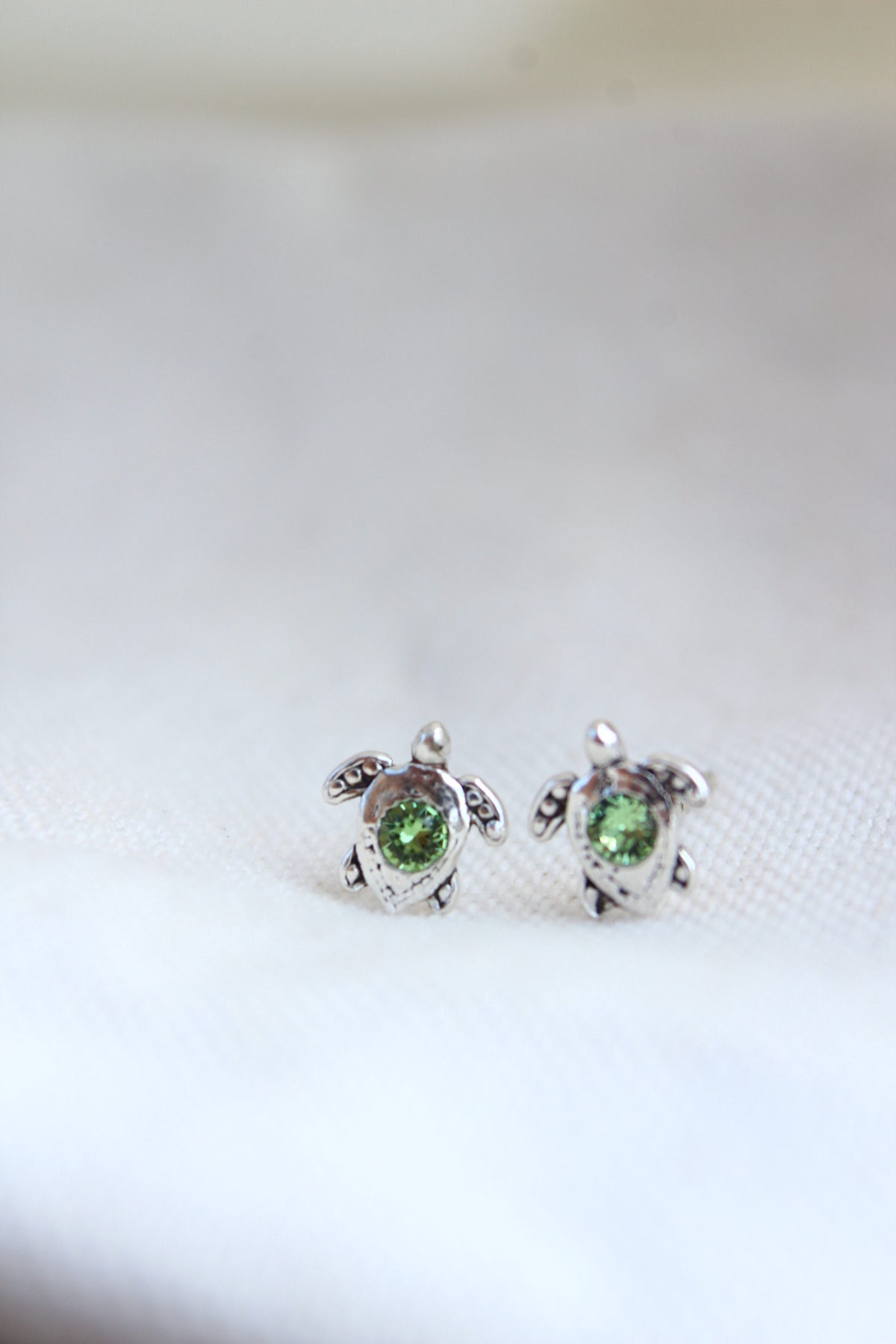 Par de aros tortu petit verde