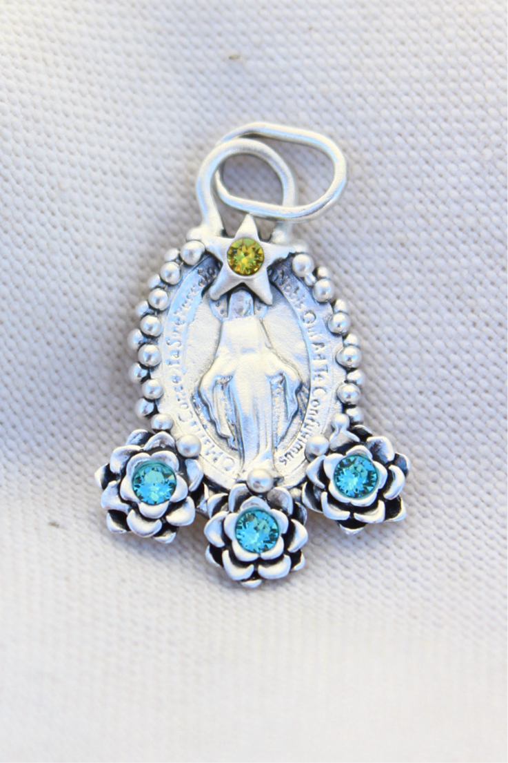 Collar Virgen de los milagros M #11