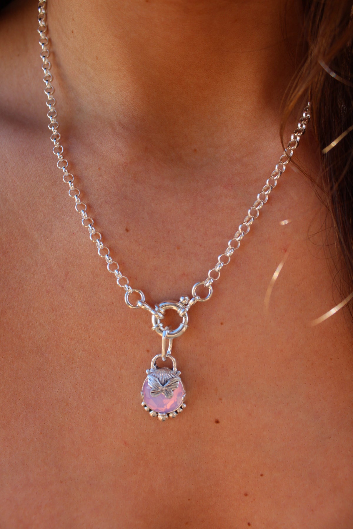 Collar piedra conchuda versión Ninfa