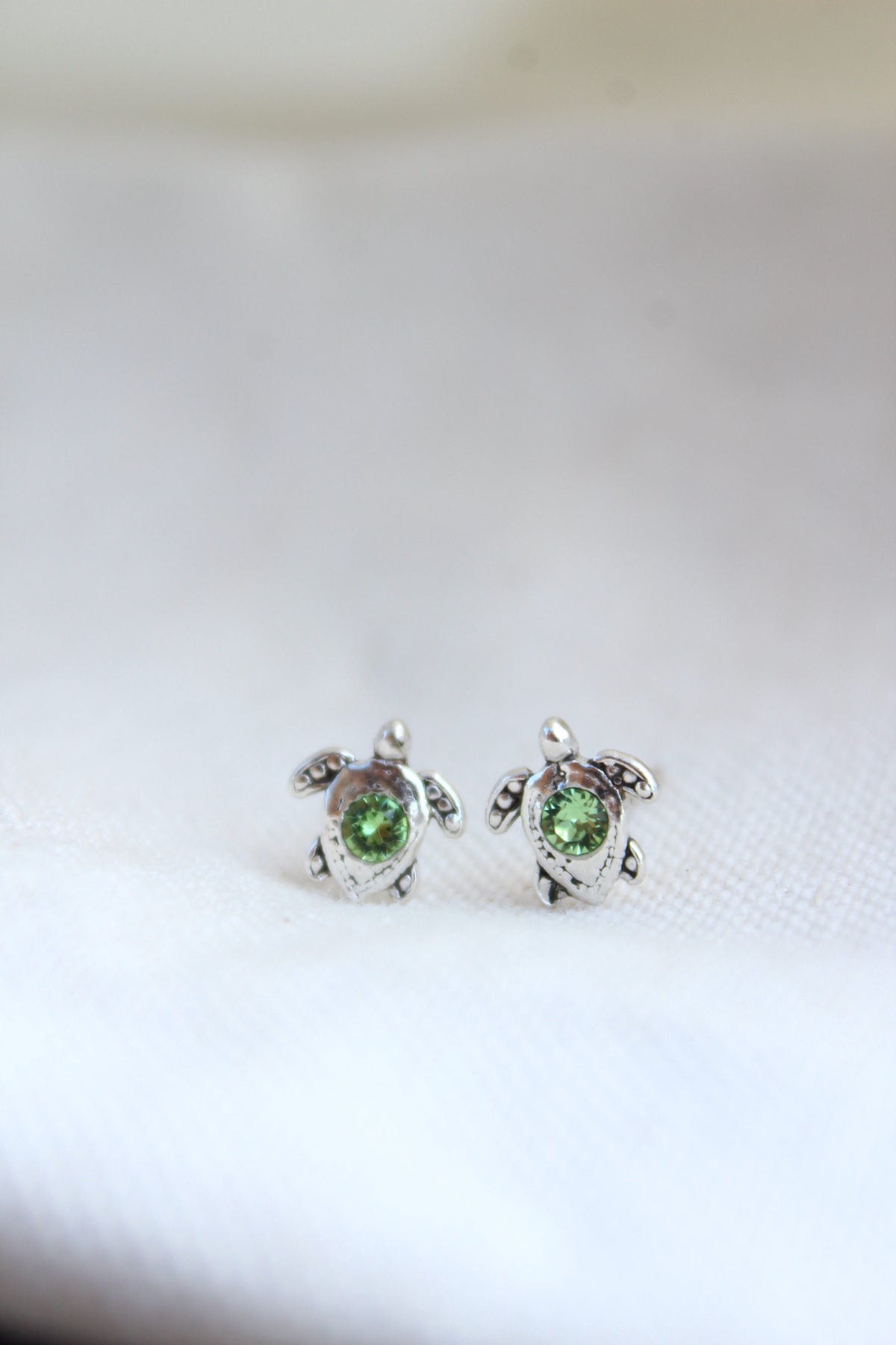 Par de aros tortu petit verde