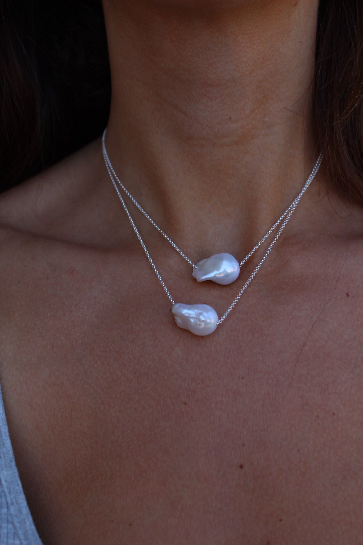 Collar perla barroca