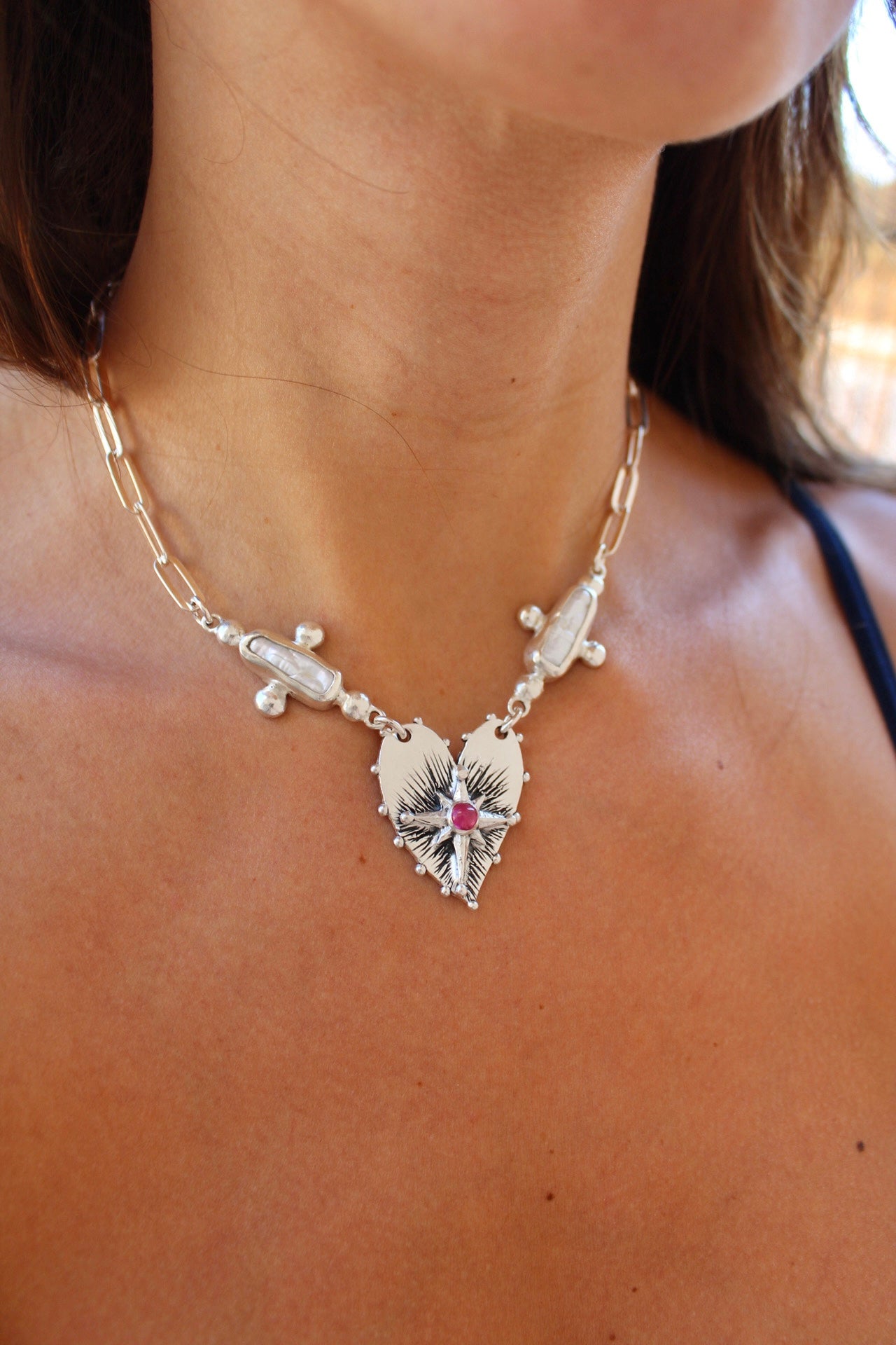 Collar corazón guía Maxi