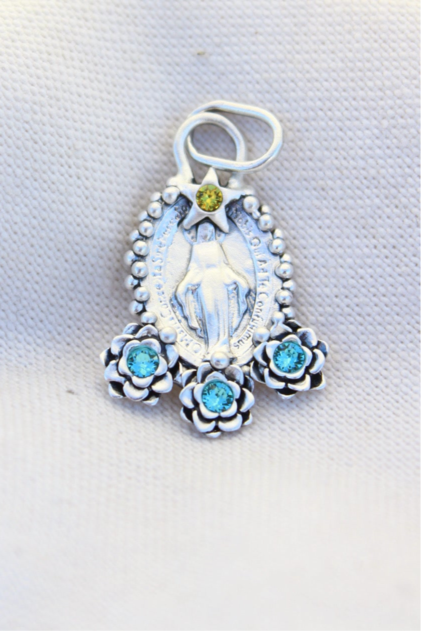 Collar Virgen de los milagros M #11