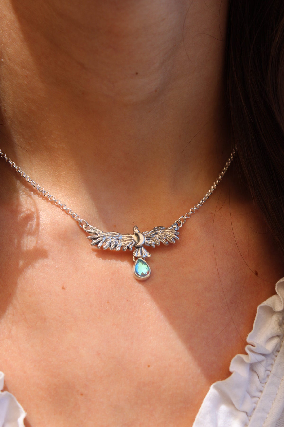 Águila sagrada “s” cuarzo místico