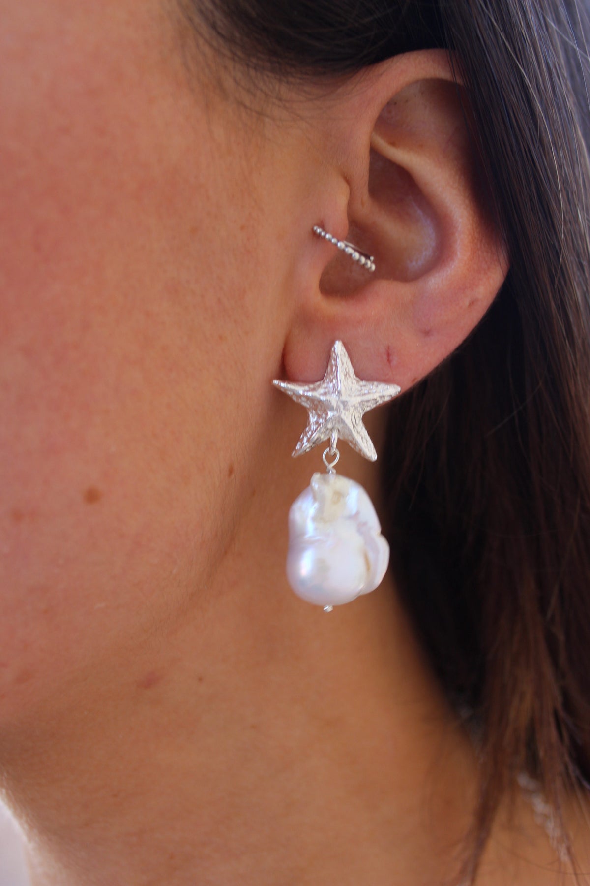 Aros estrella barroca