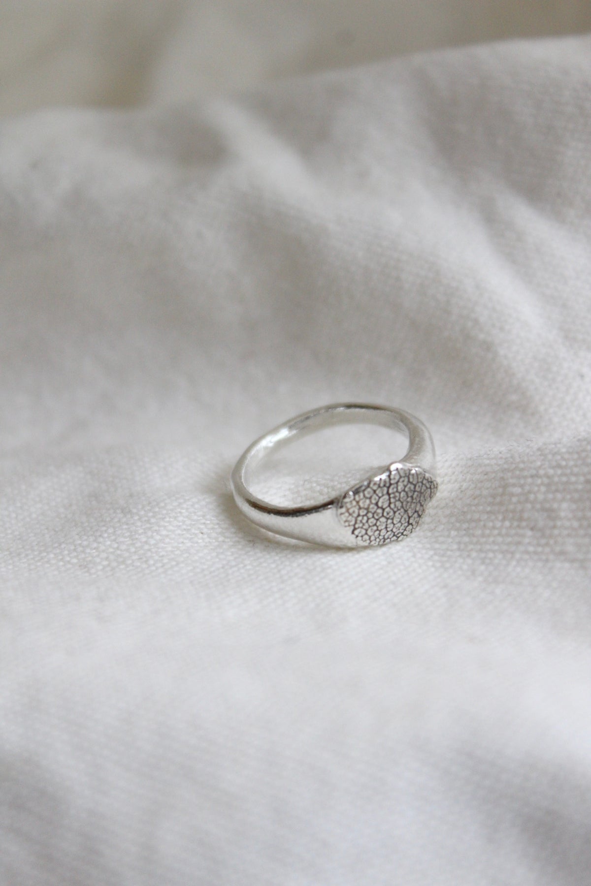 ANILLO HUELLA “OVAL” orgánico