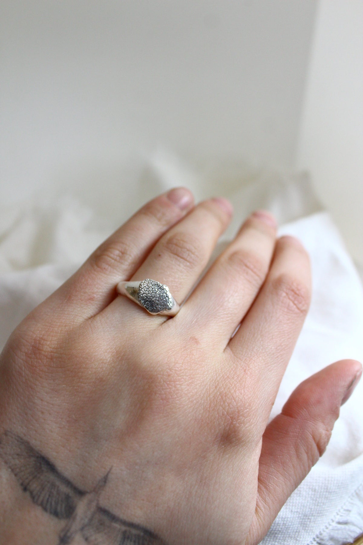 ANILLO HUELLA “OVAL” orgánico