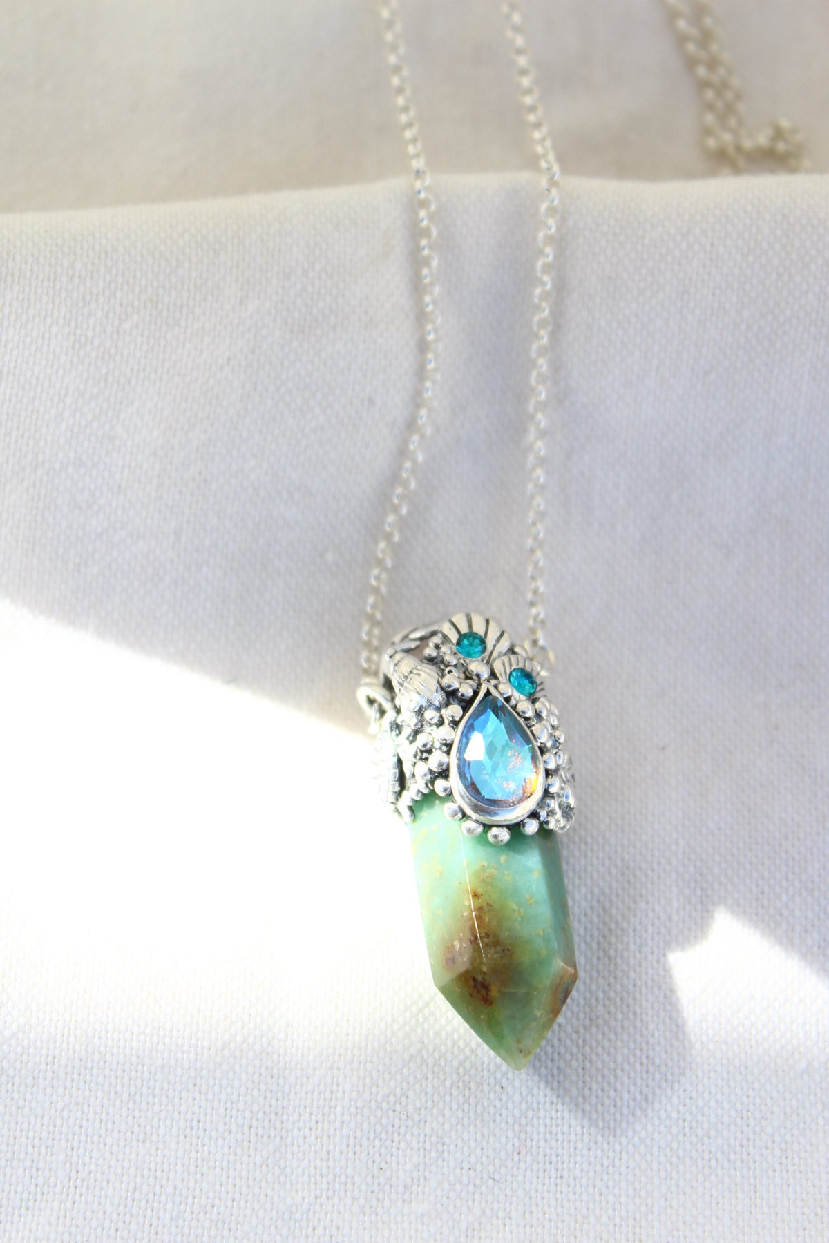 Amuleto crisoprasa tortu