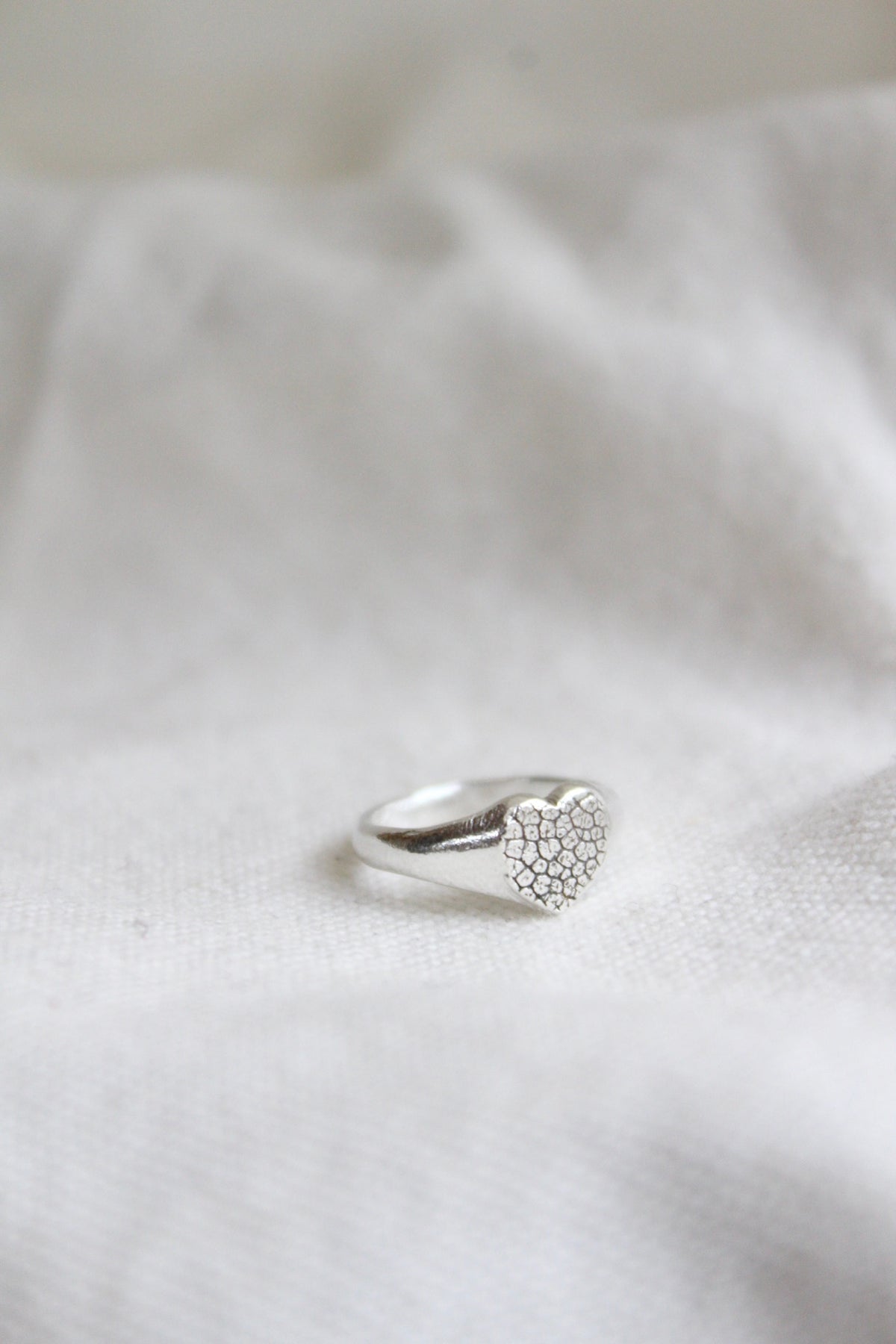 ANILLO HUELLA CORAZÓN PETIT