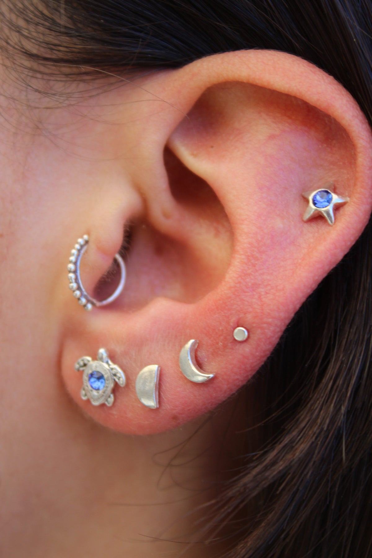 Aros petit cristal Swaroski (pack 8)