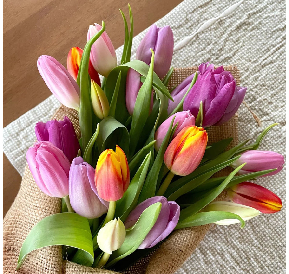 Aros primavera tulipán