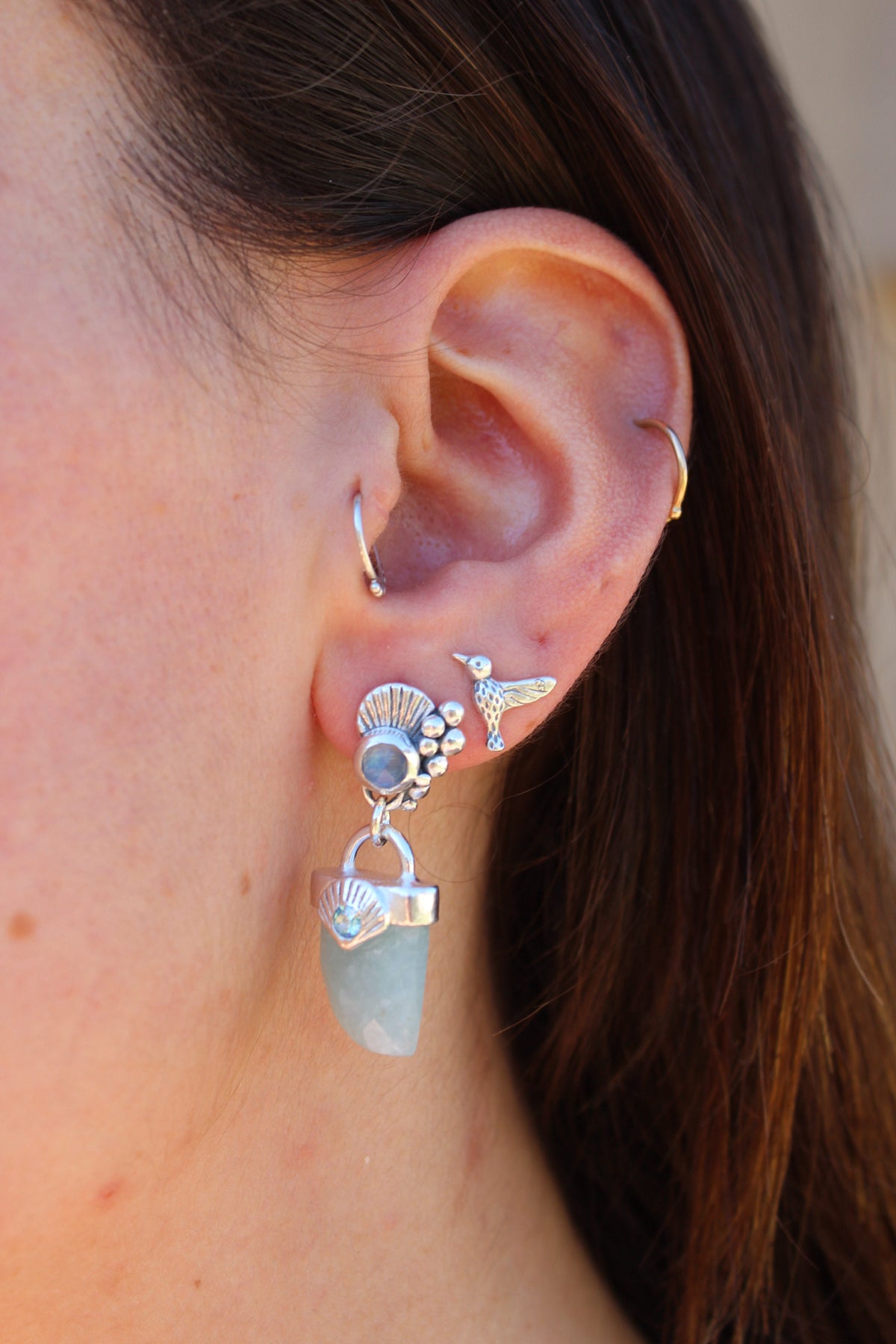 Aros colmillo del mar