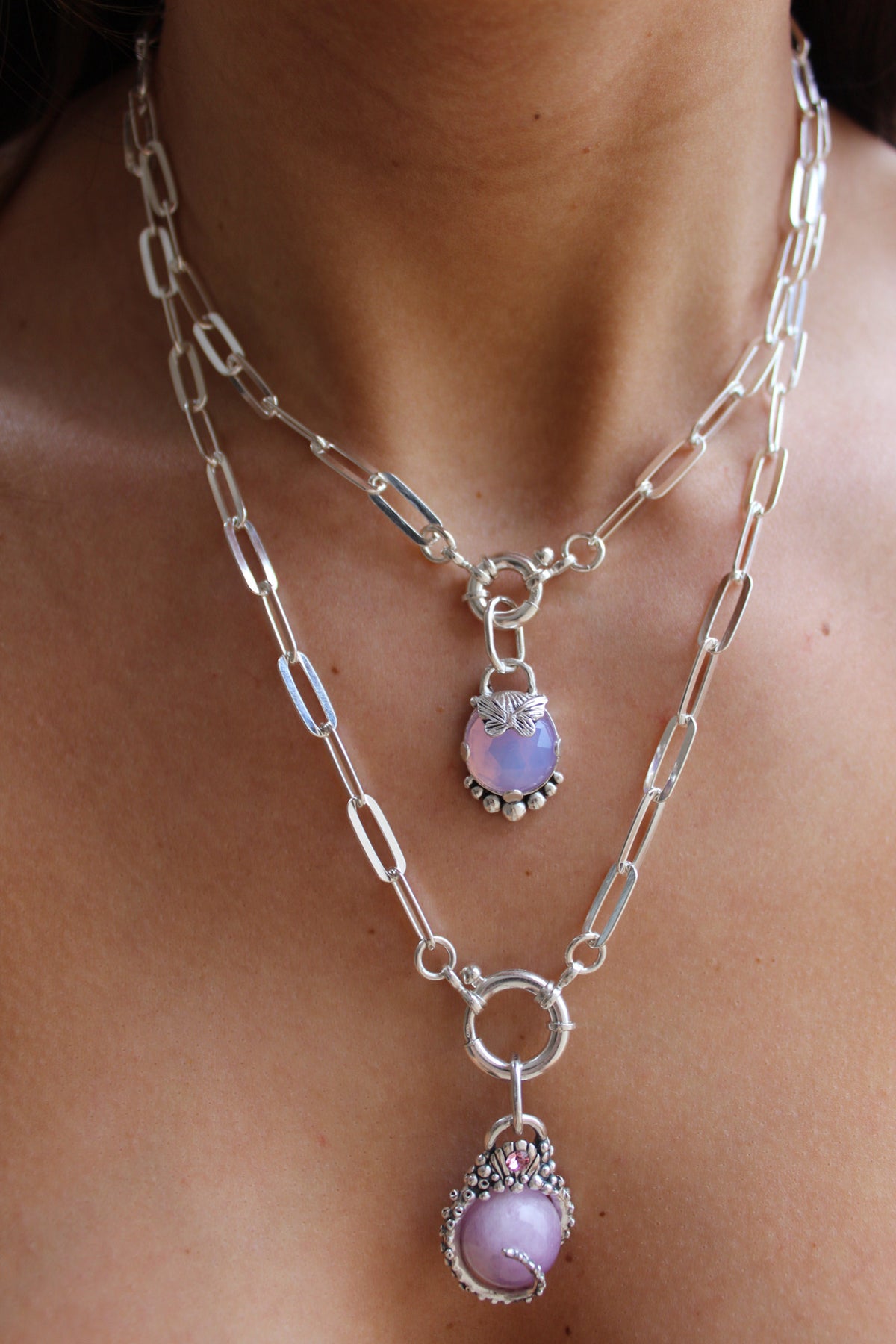 Collar piedra conchuda versión Ninfa