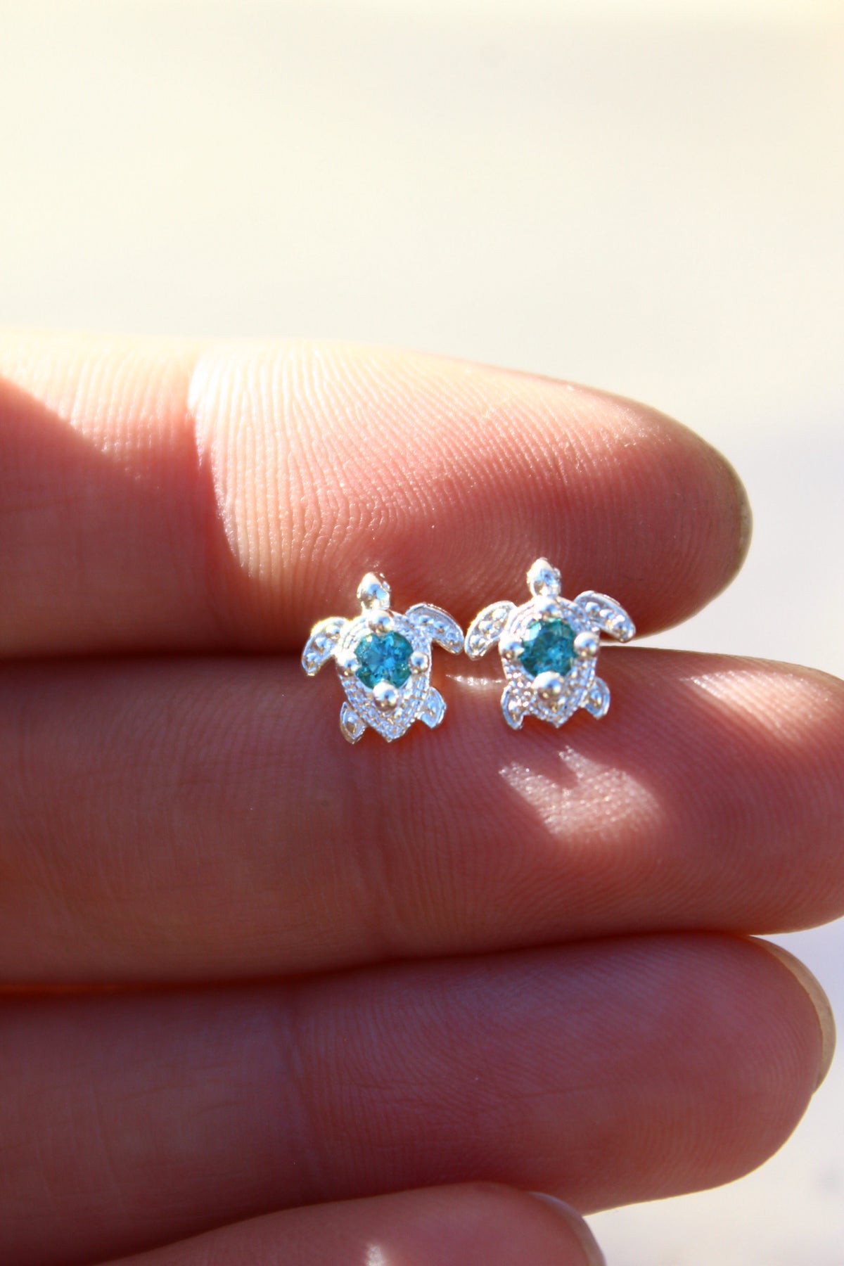 Aros tortu petit cristal calipso