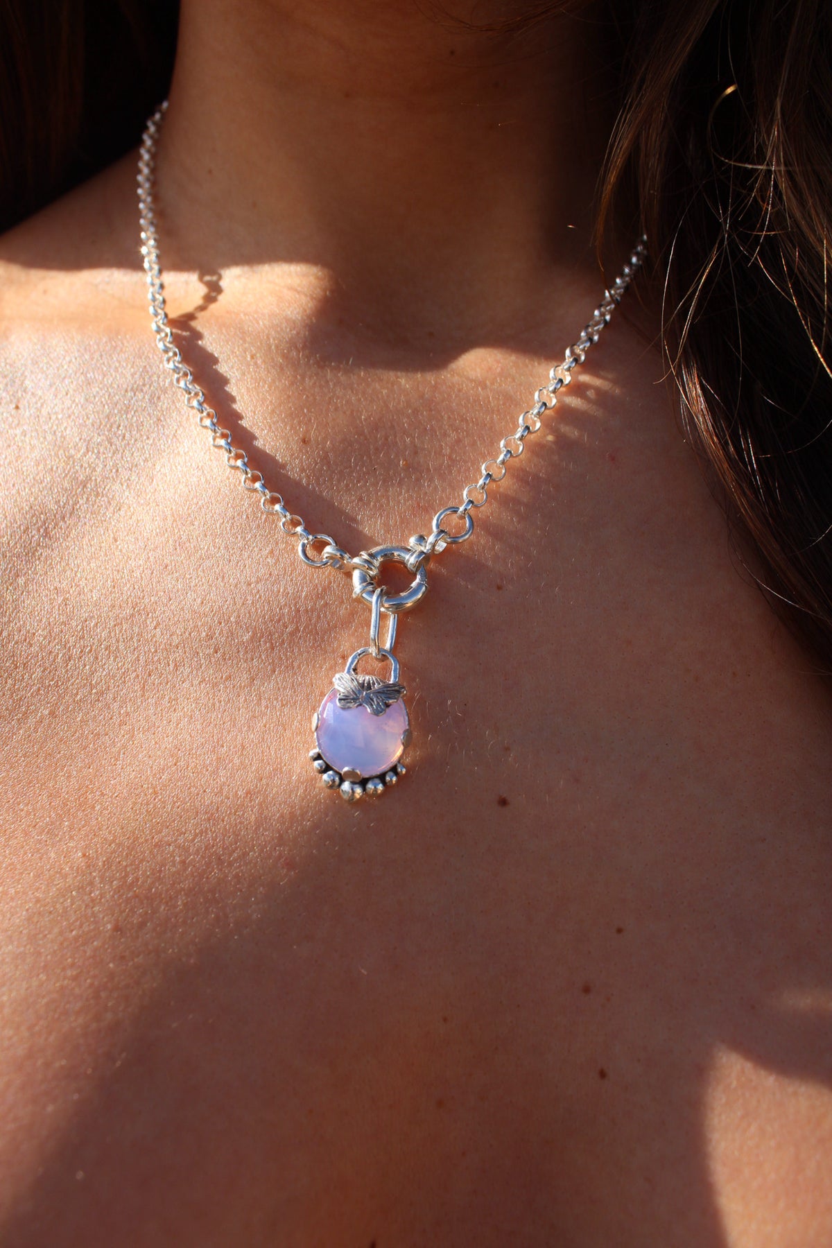 Collar piedra conchuda versión Ninfa