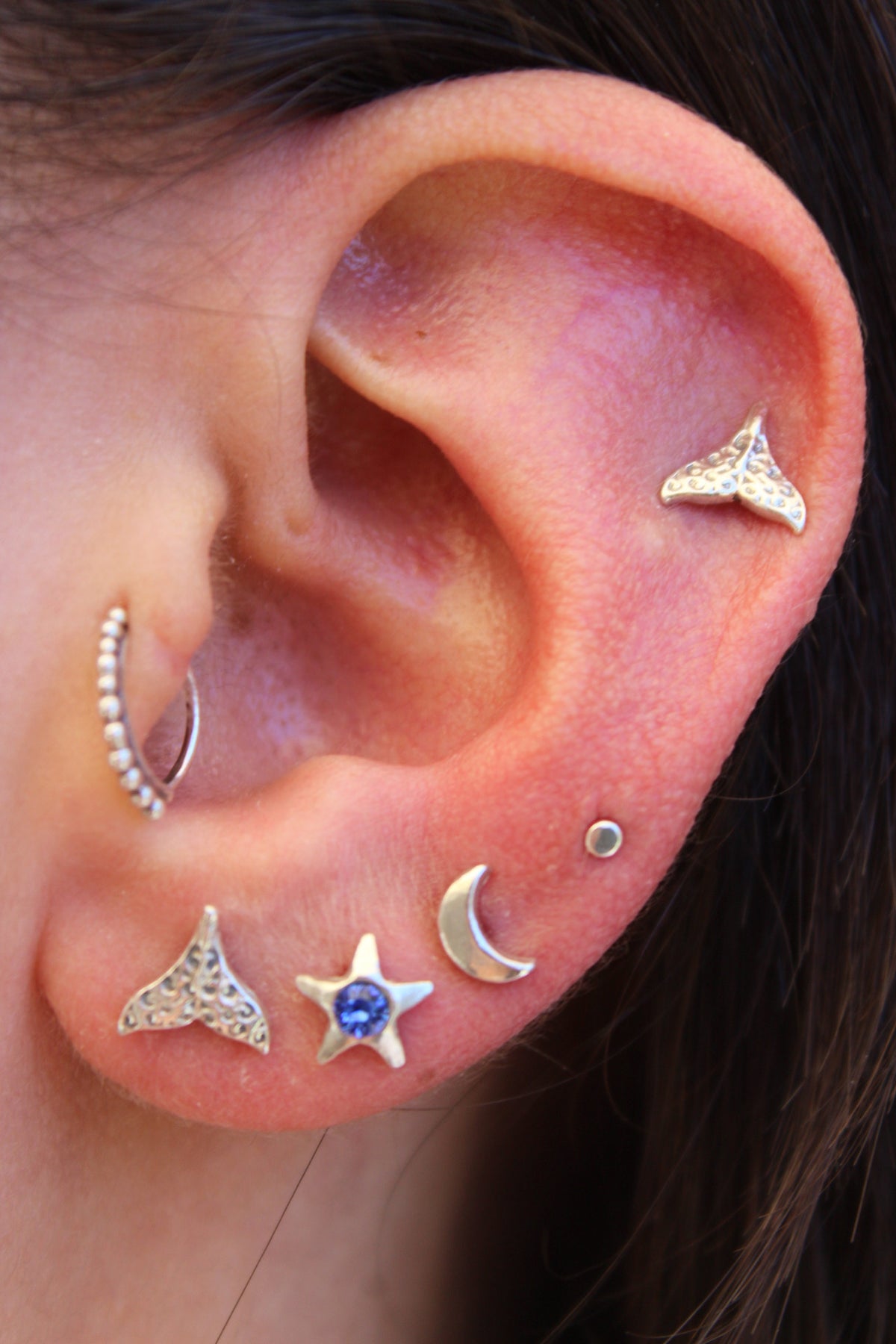 Aros petit cristal Swaroski (pack 8)