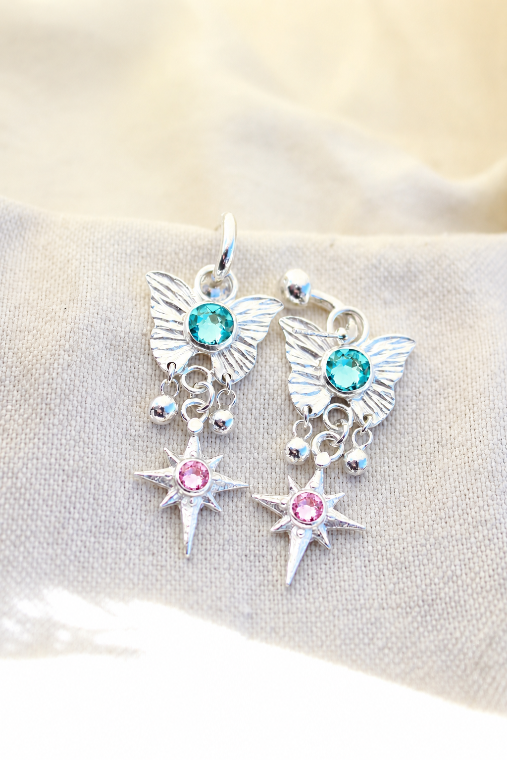 Aros Ninfa calipso y rosa