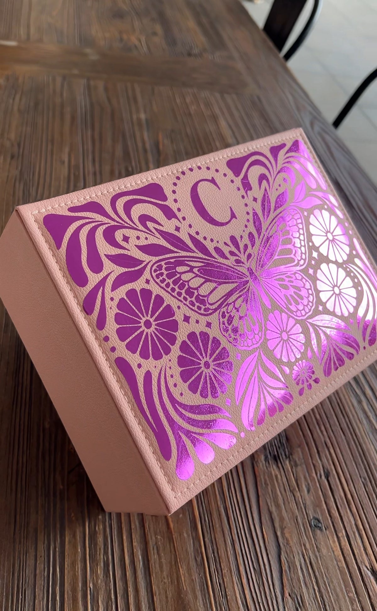 Joyero Ninfa fucsia