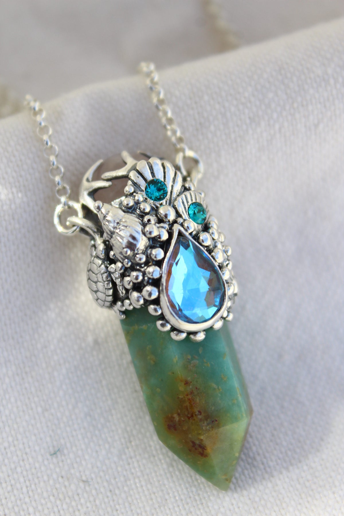 Amuleto crisoprasa tortu