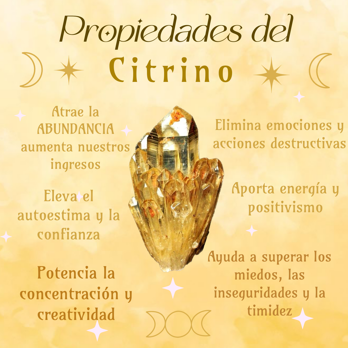 Collar mariposa citrino