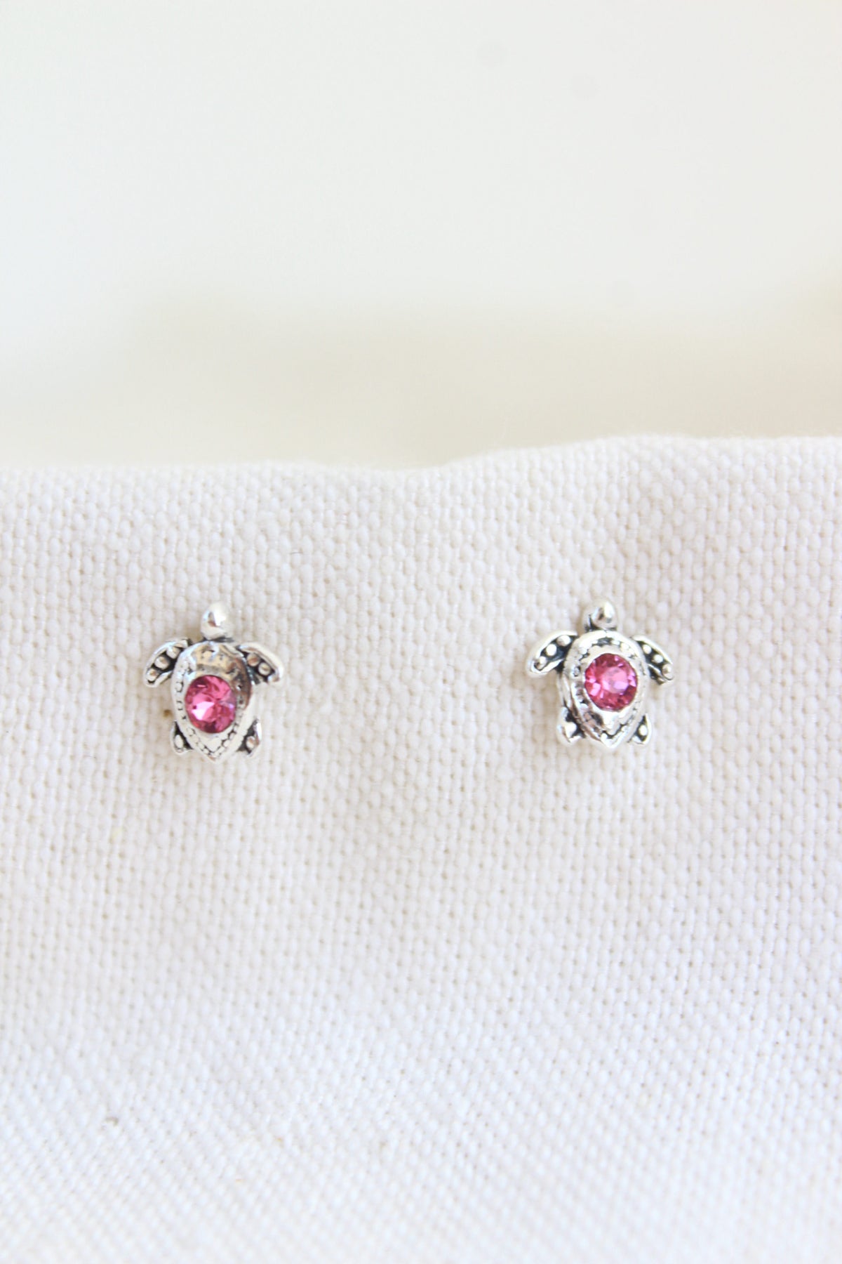 Par de aros tortu petit rose