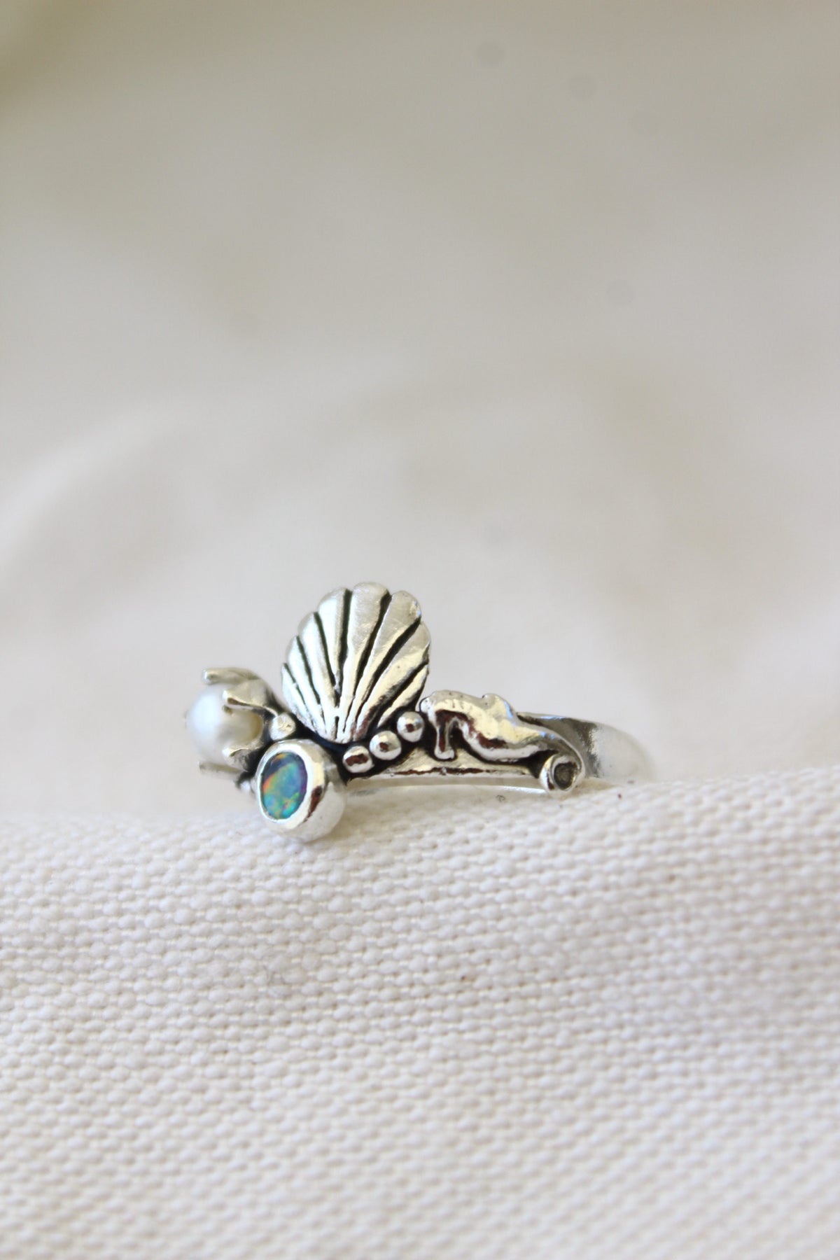 Anillo Atlantis petit Opalo talla 13