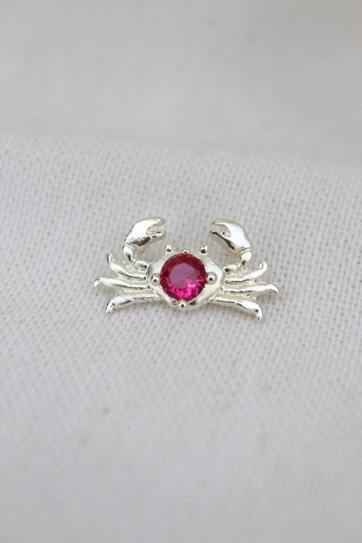 Collar crab fucsia
