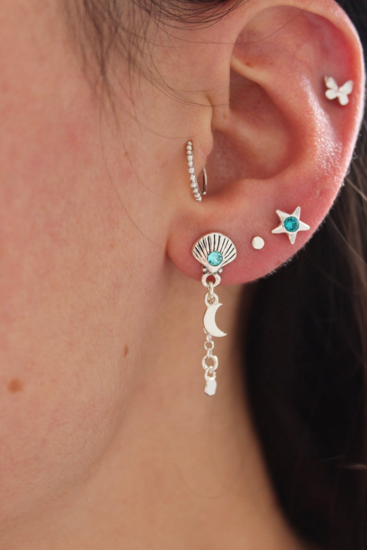 Aros cascada “S”  (par)