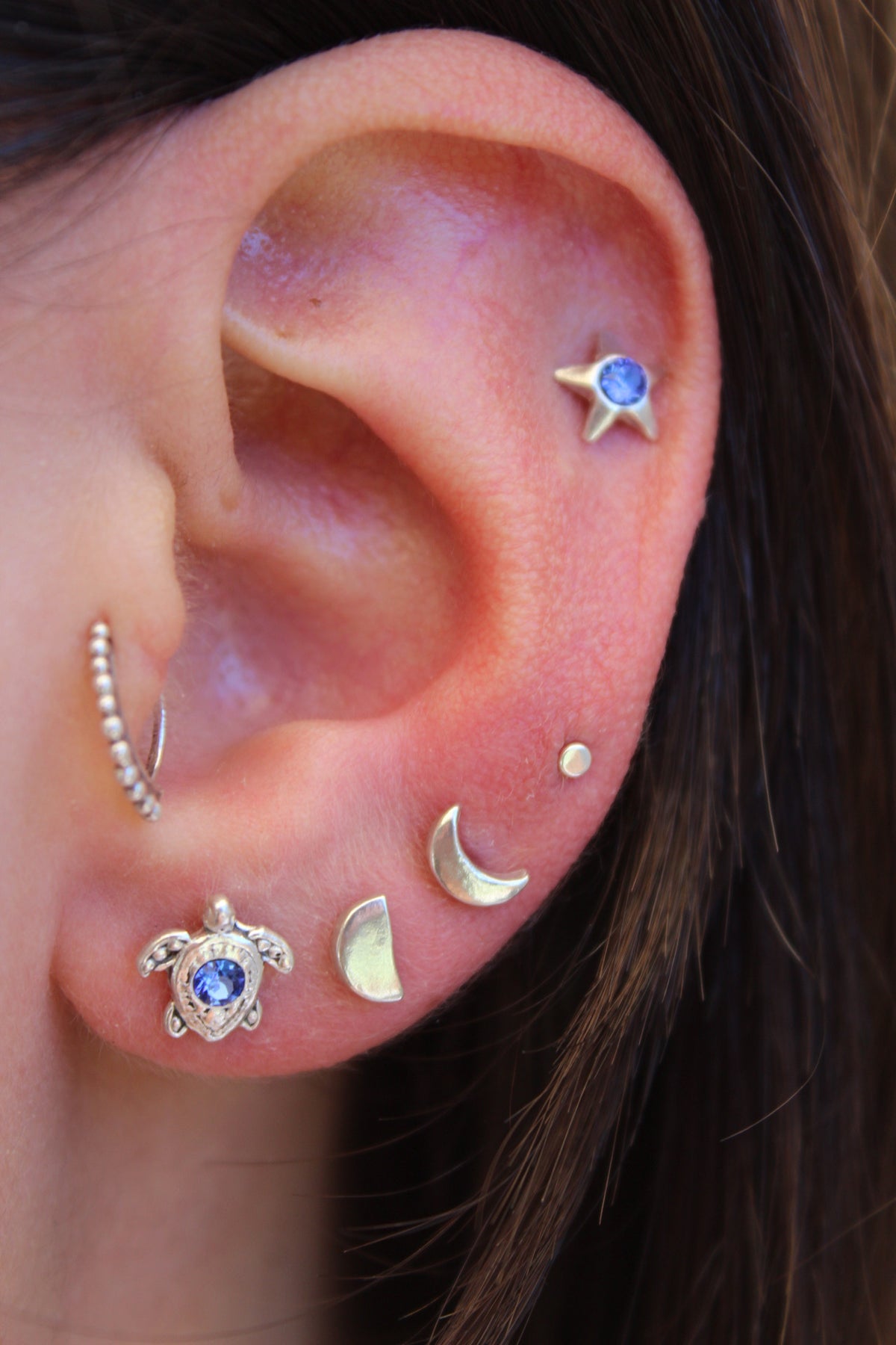 Aros petit cristal Swaroski (pack 8)