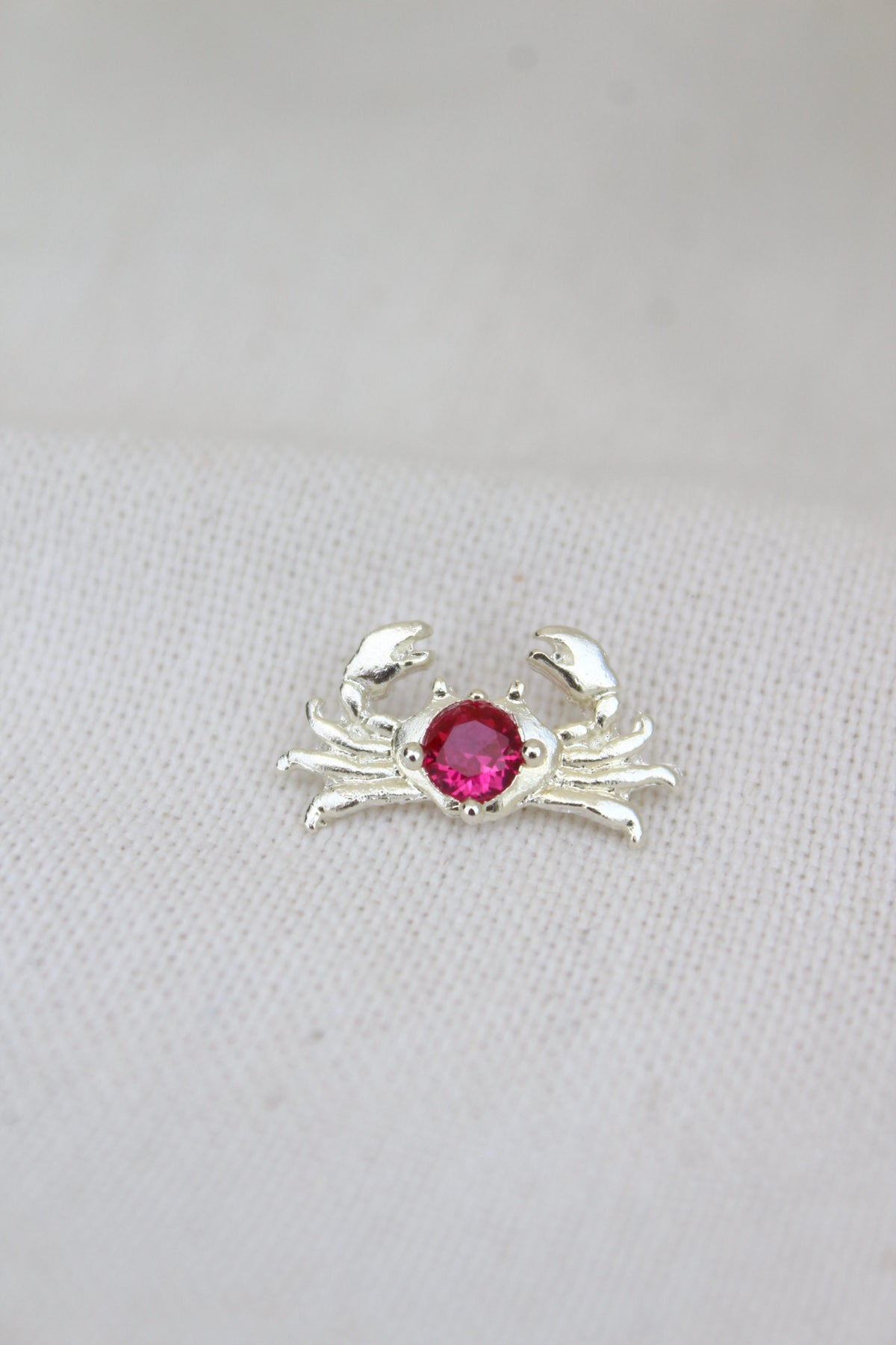 Collar crab fucsia